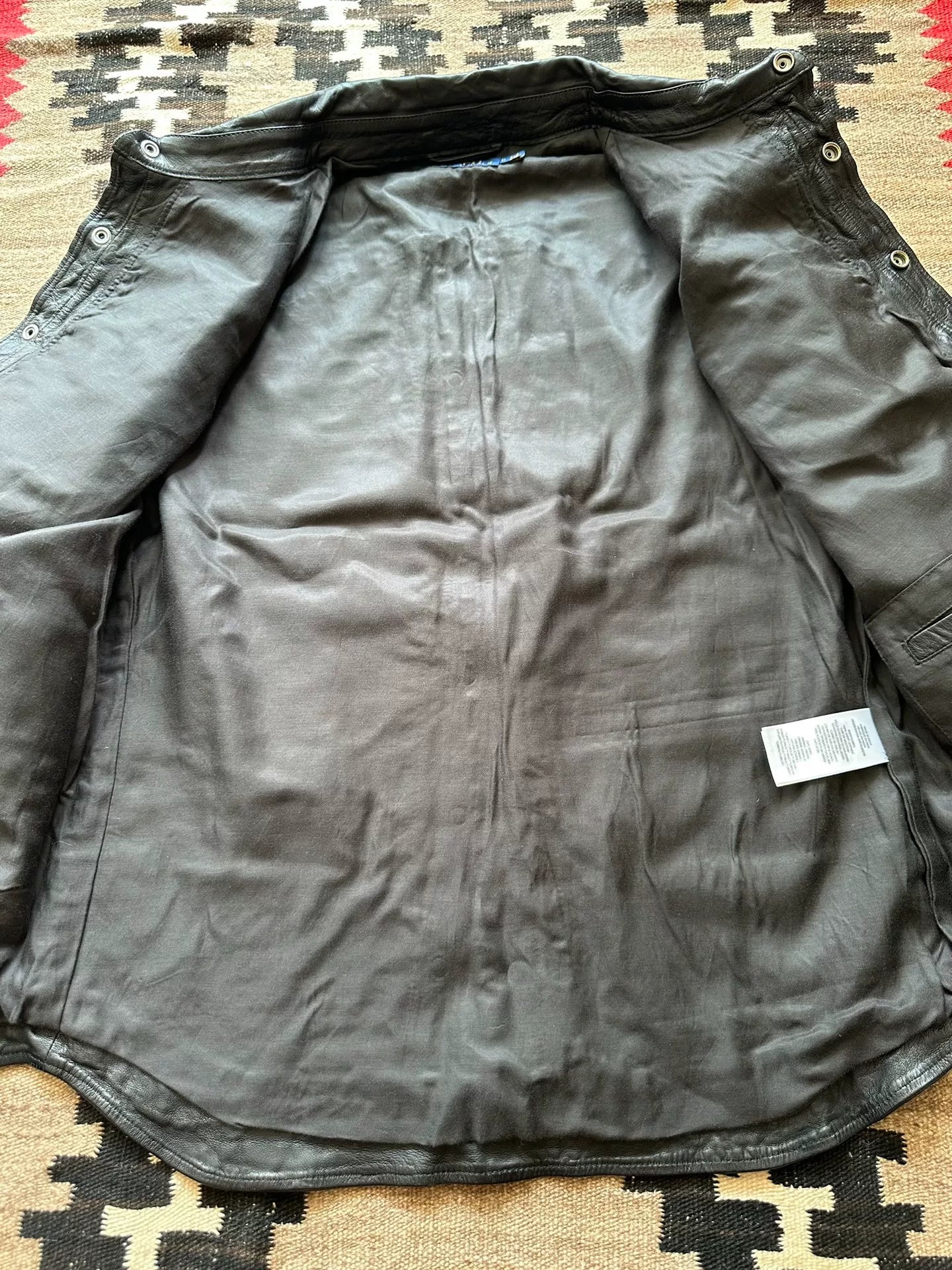 Ralph Lauren Leather Shirt Jacket