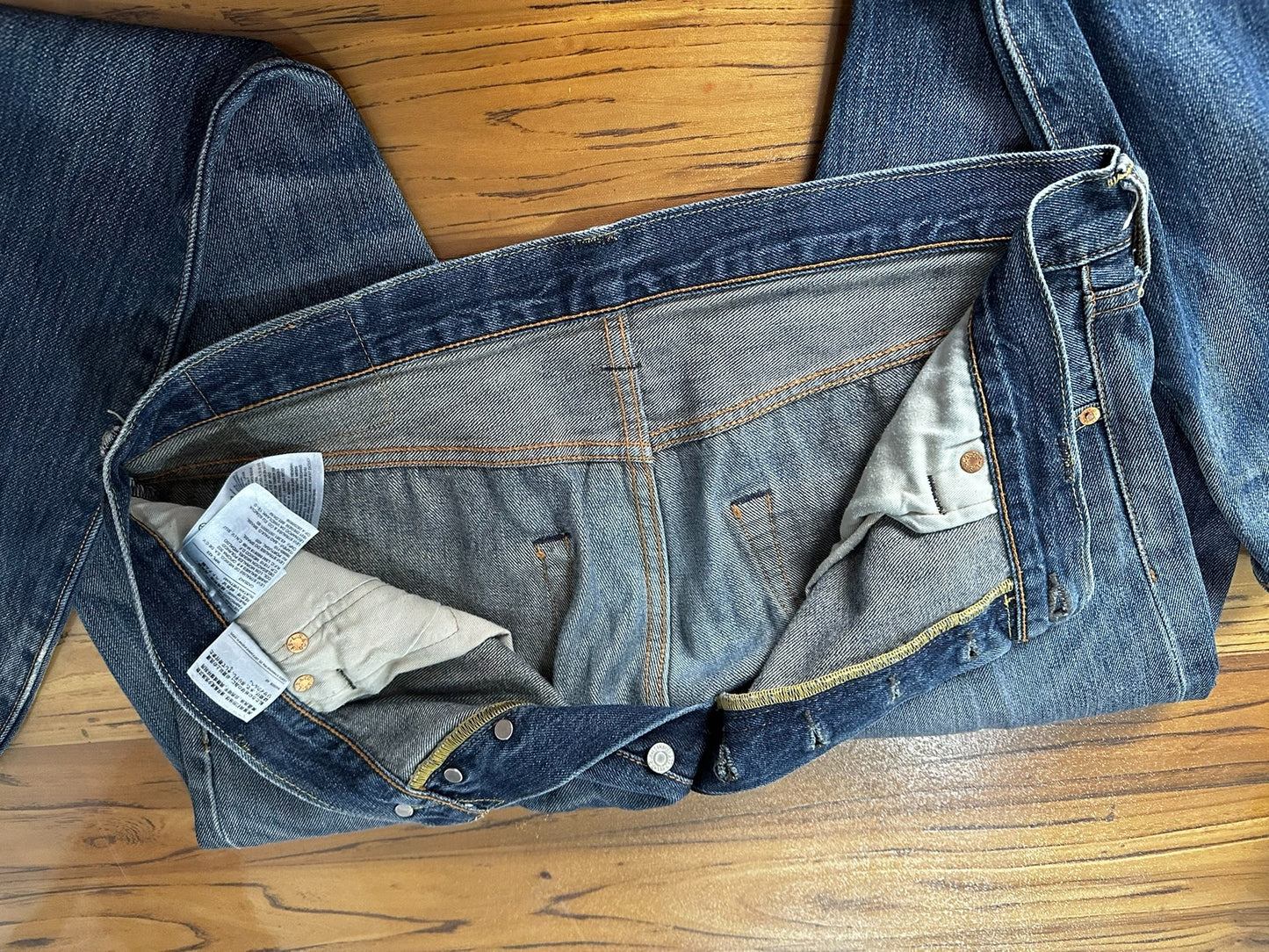 Levi's 501 Distressed Washed Jeans
