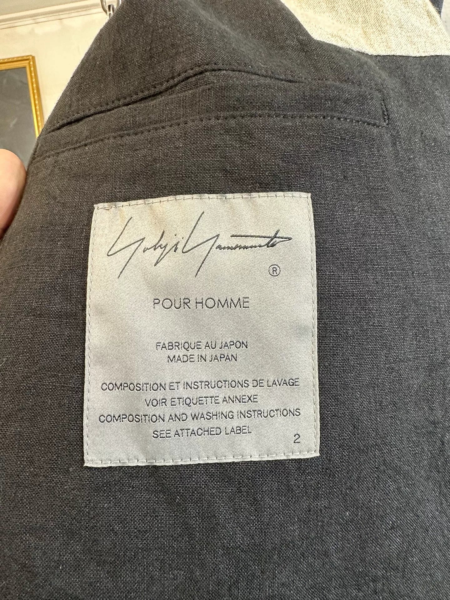 Yohji Yamamoto 22SS Linen Blazer