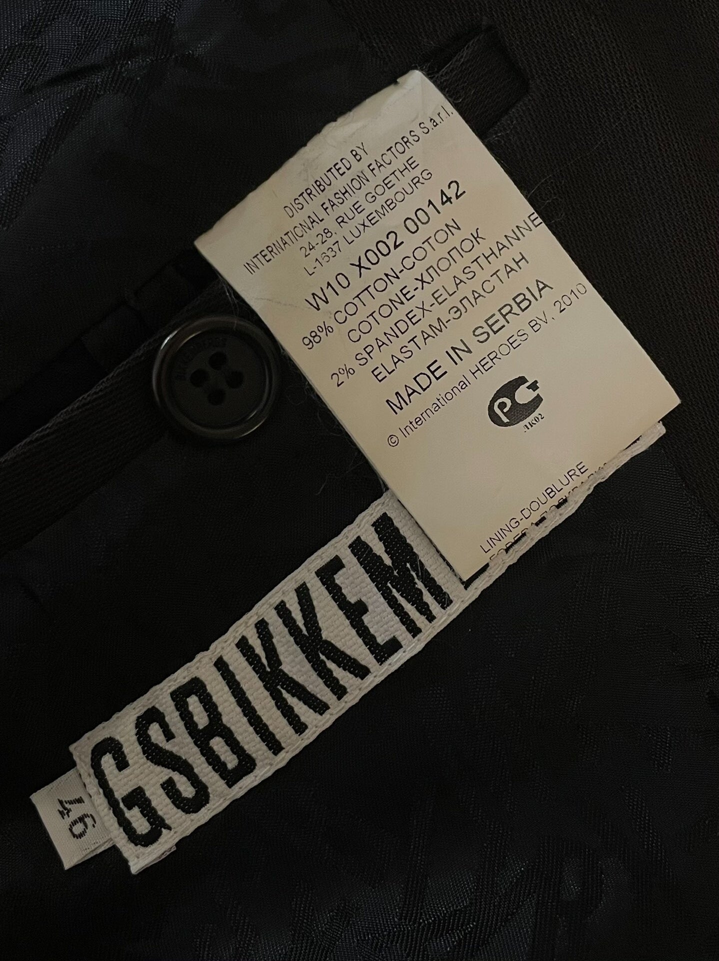 Dirk Bikkembergs Double Zipper Suit Jacket