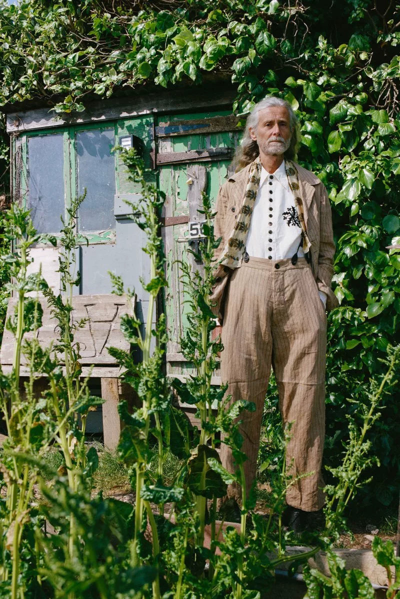 John Alexander Skelton Antique Linen Jacket