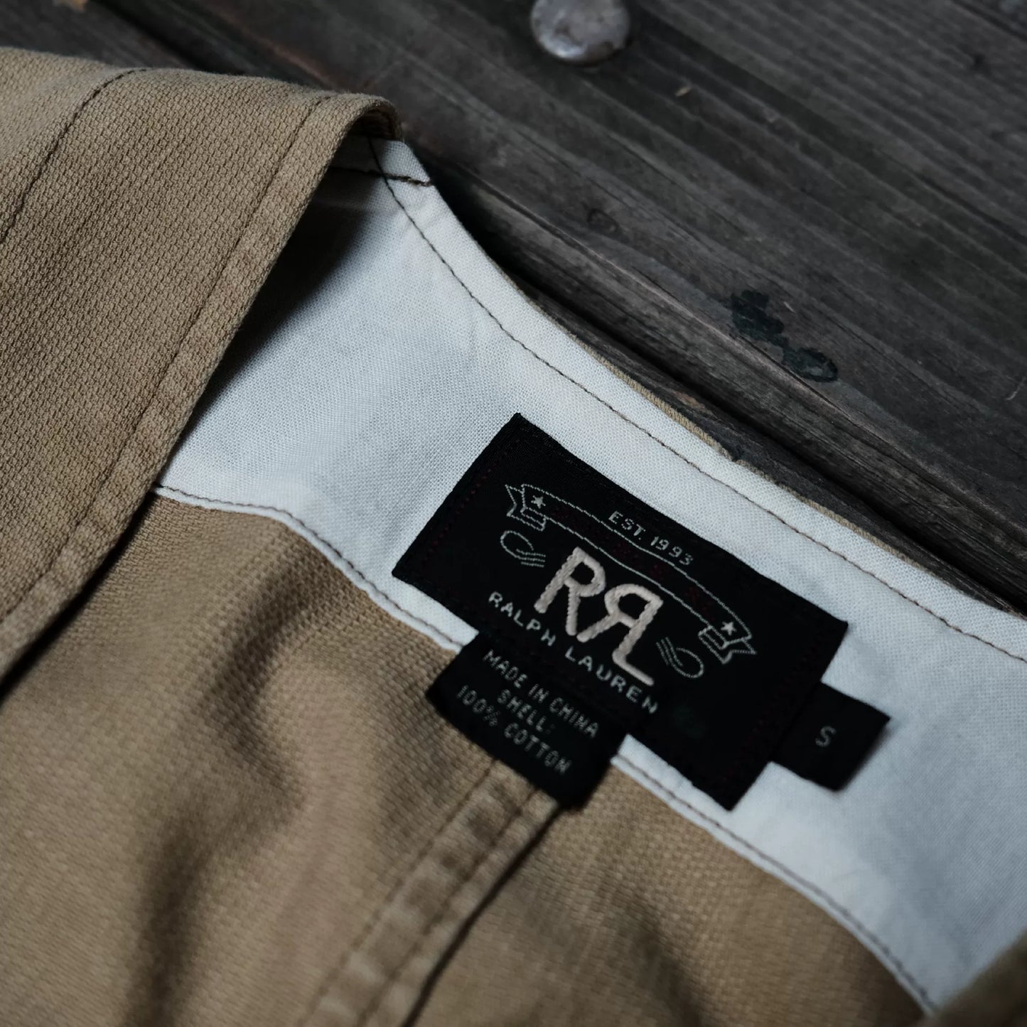 RRL Vintage British Army Beige Vest