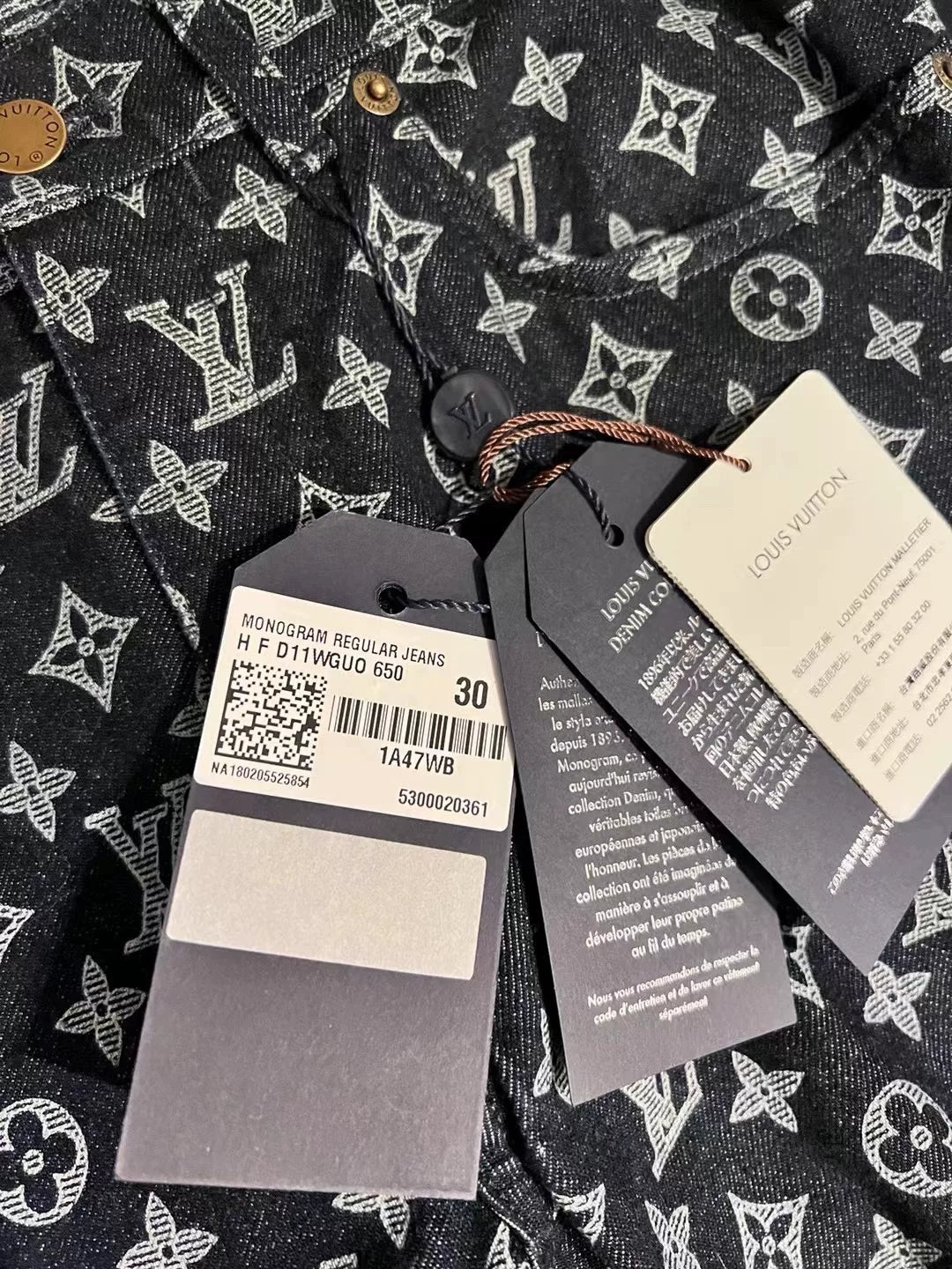 Louis Vuitton Limited Edition Denim Pants