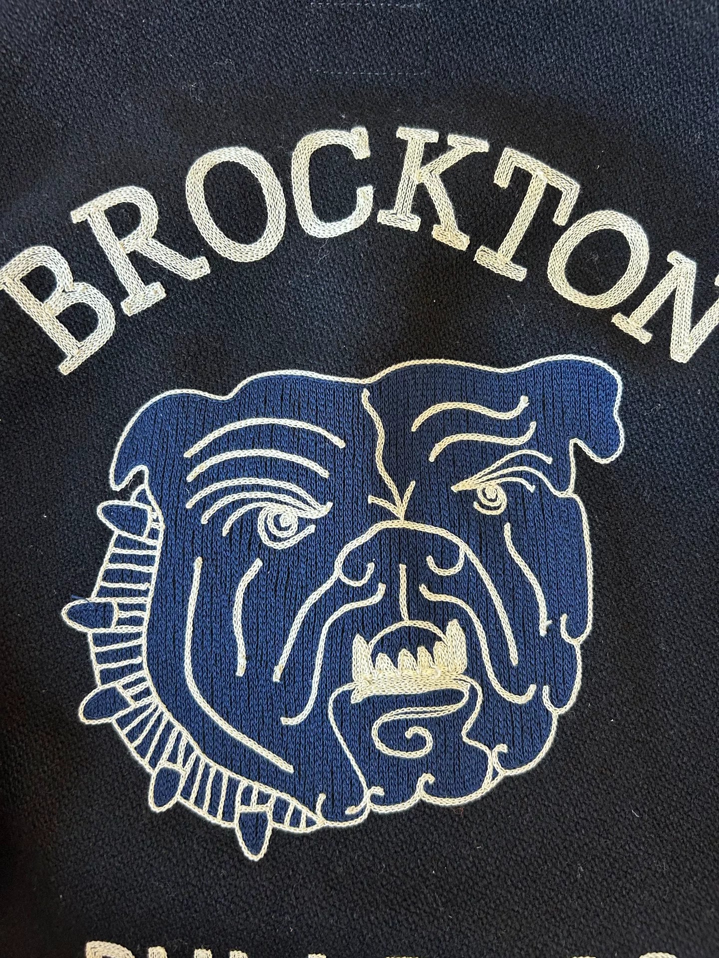 real McCoy Baseball Jacket with Embroidery