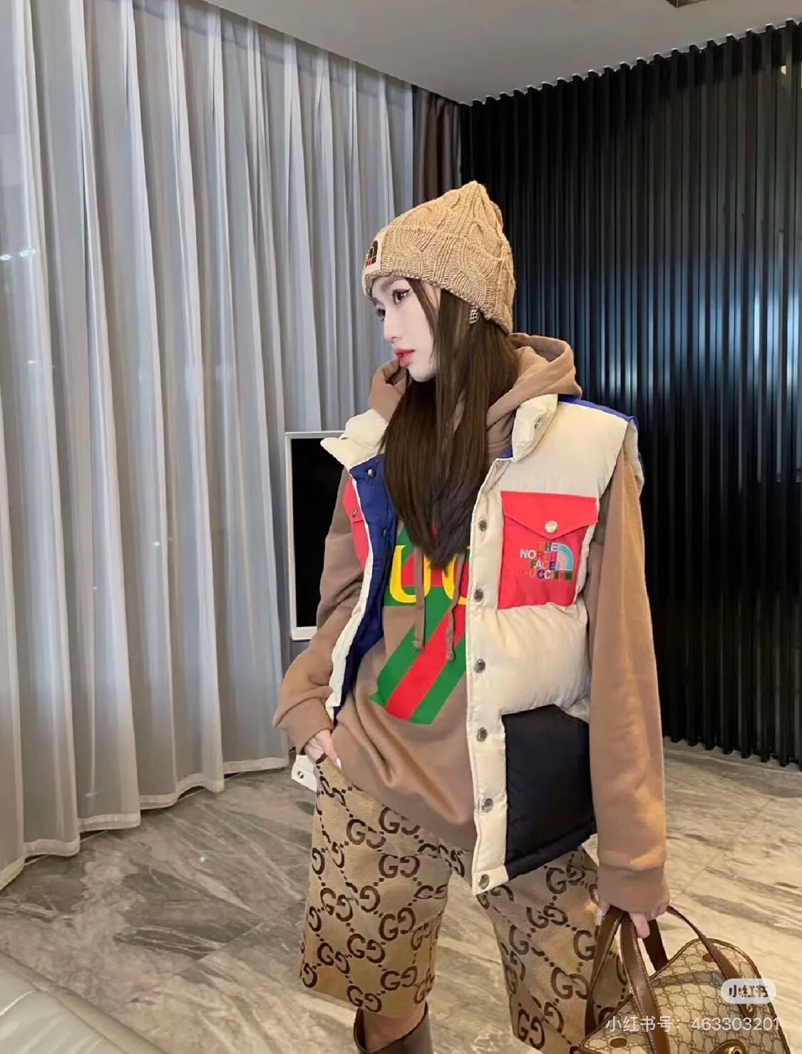 Gucci The North Face Colorblock Vest