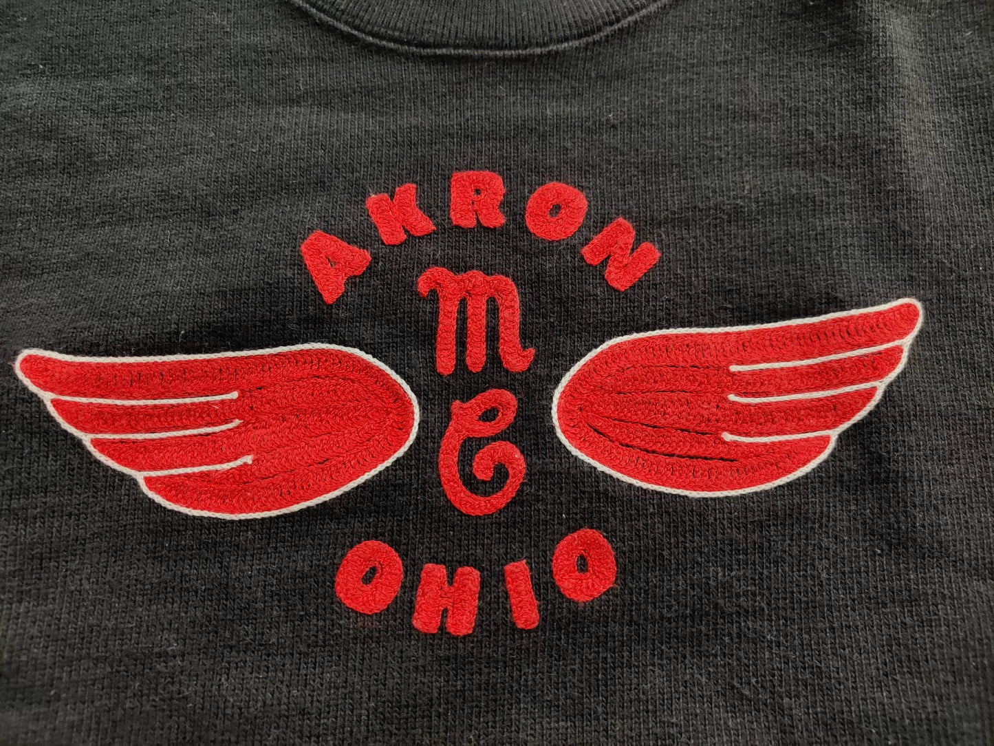 realmccoy knitted sweatshirt motorcycle style