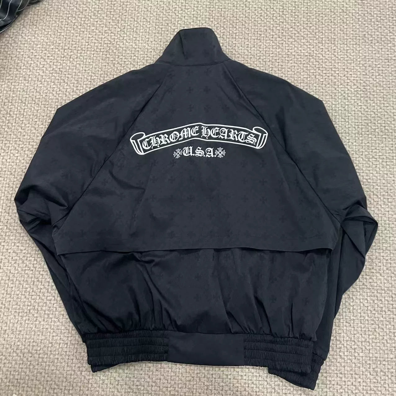 Chrome Hearts Scroll Print Windbreaker