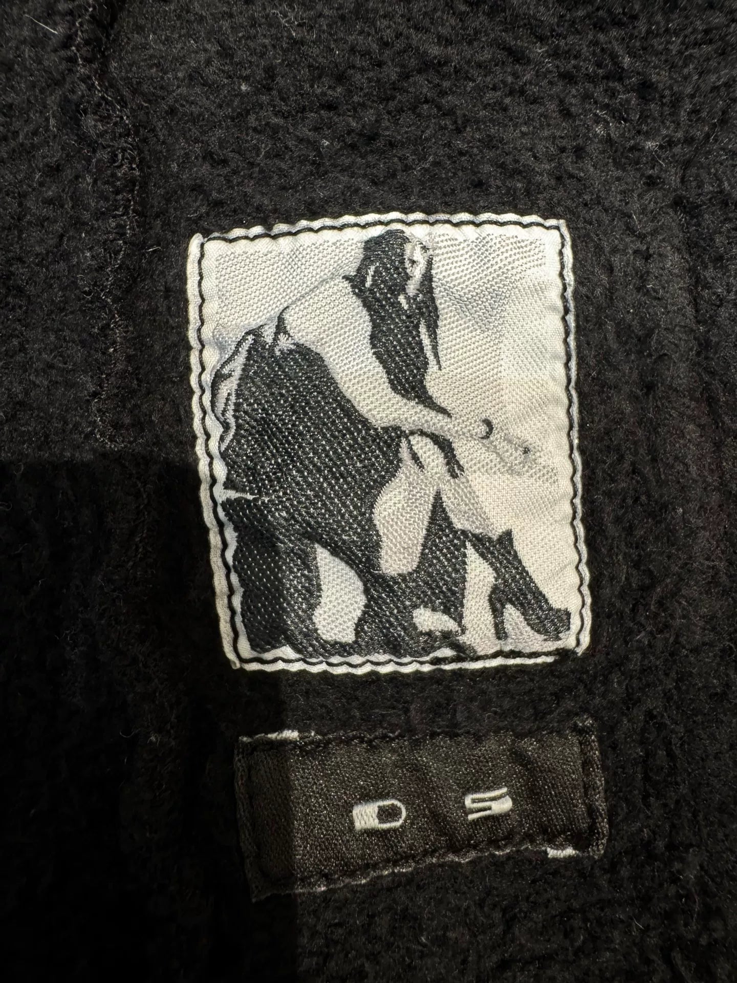 rick owens drkshdw zip-up hooded jacket