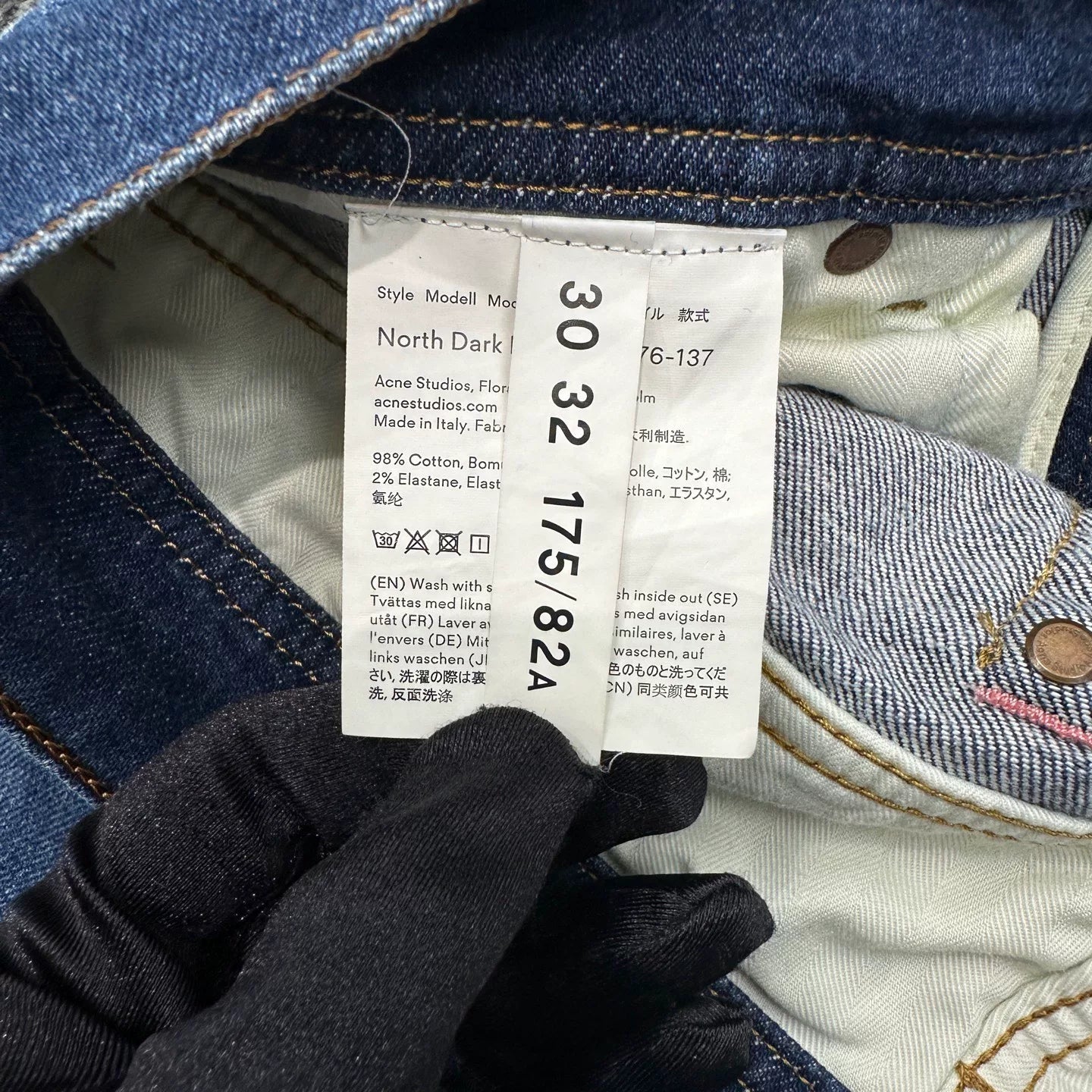 Acne Studios Blue Denim Jeans Size 30