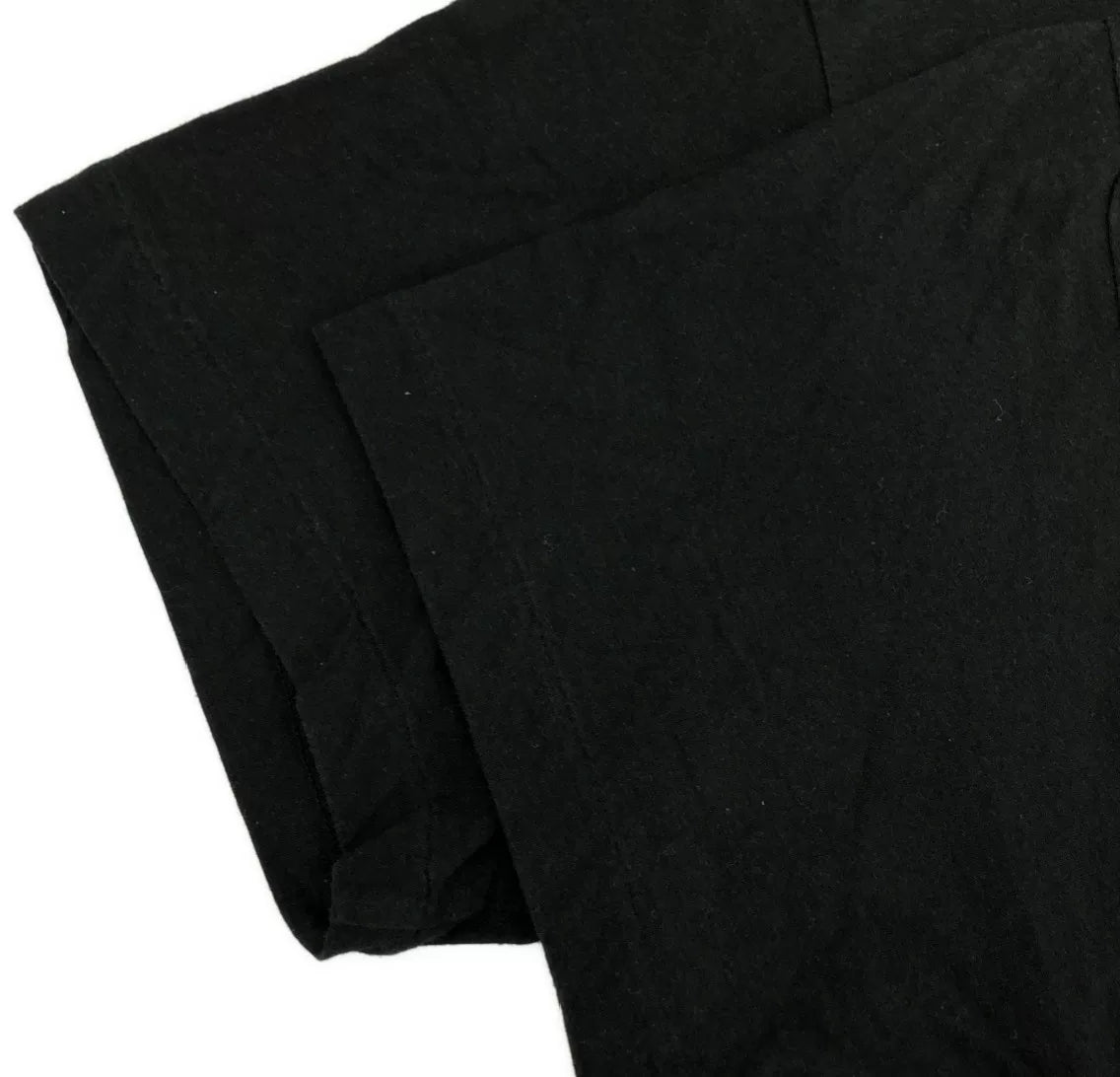 Yohji Yamamoto Black Short Sleeve T-Shirt
