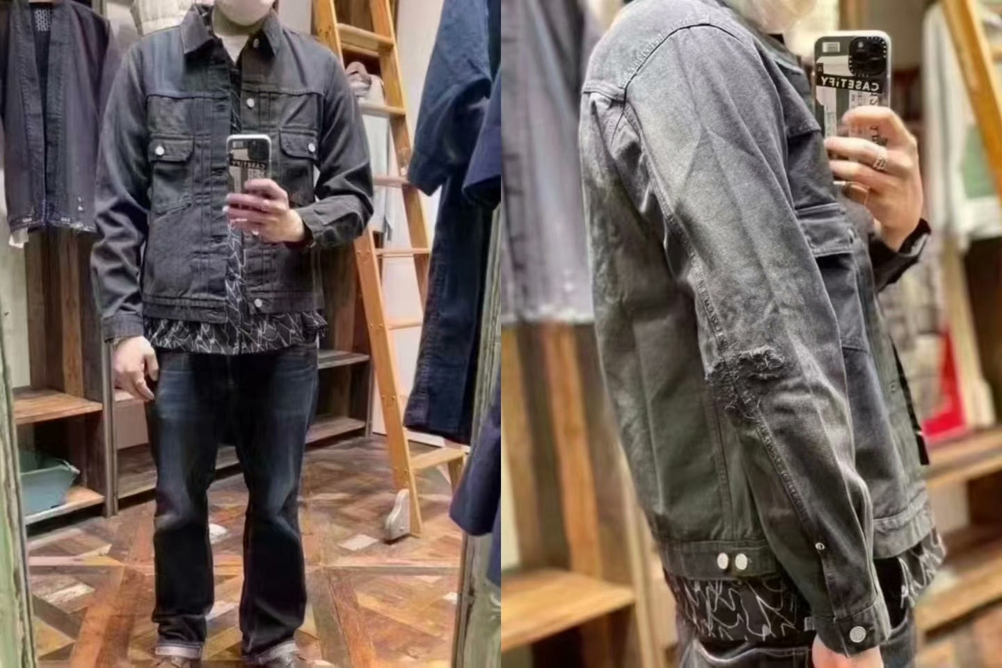 VISVIM 21 ICT 101 JKT CMYK BLK DMGD