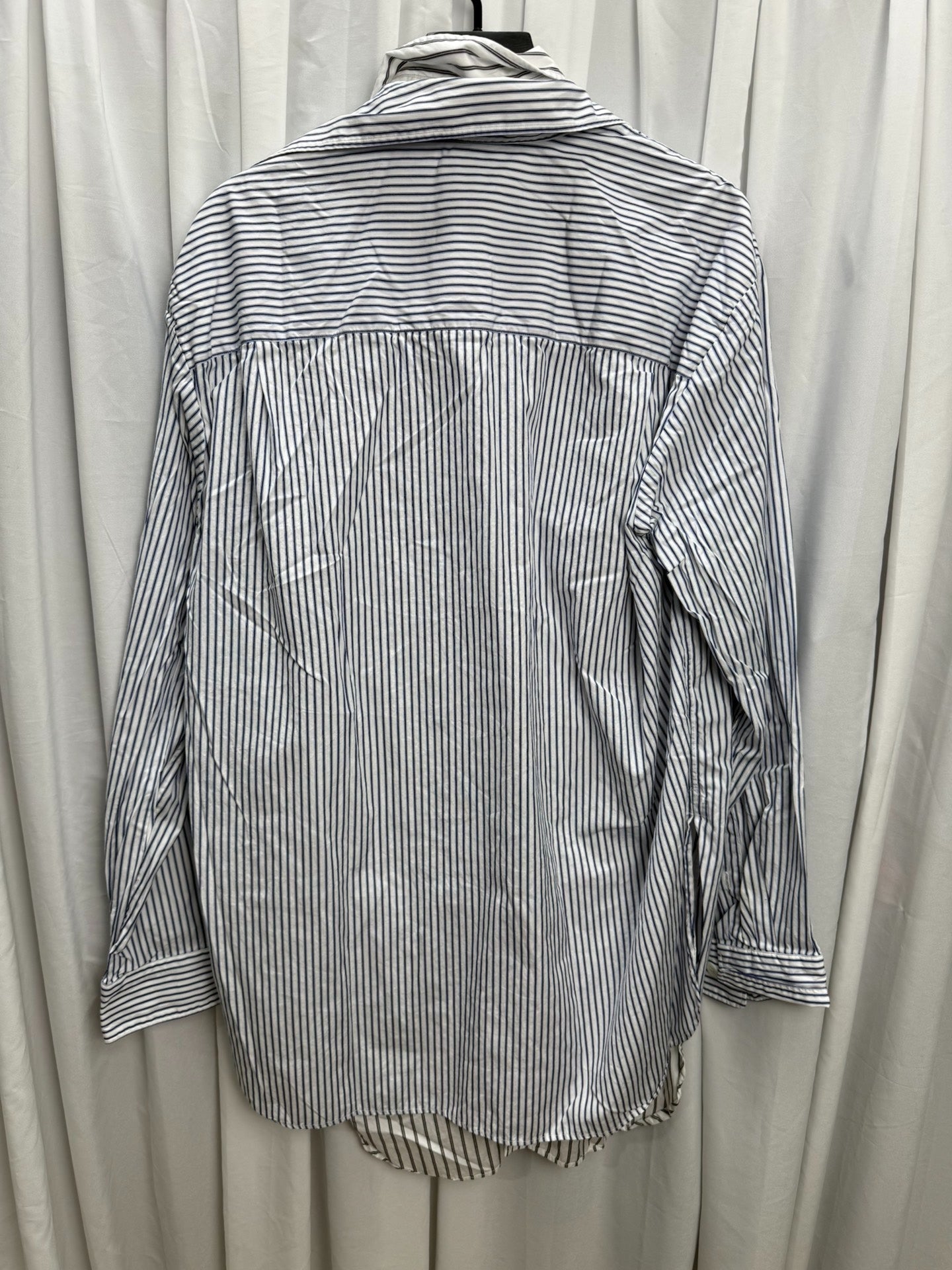 Dries Van Noten Double-Layer Striped Loose Shirt
