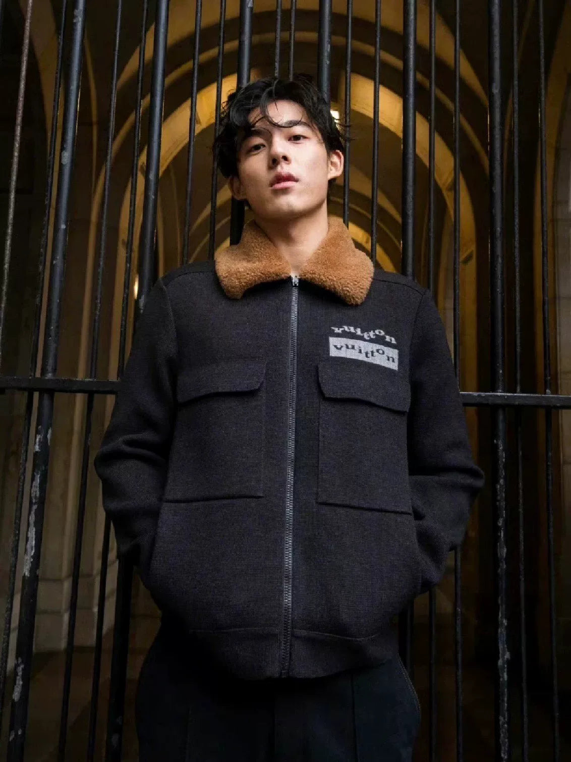 Louis Vuitton Wool Knit Jacket Size L