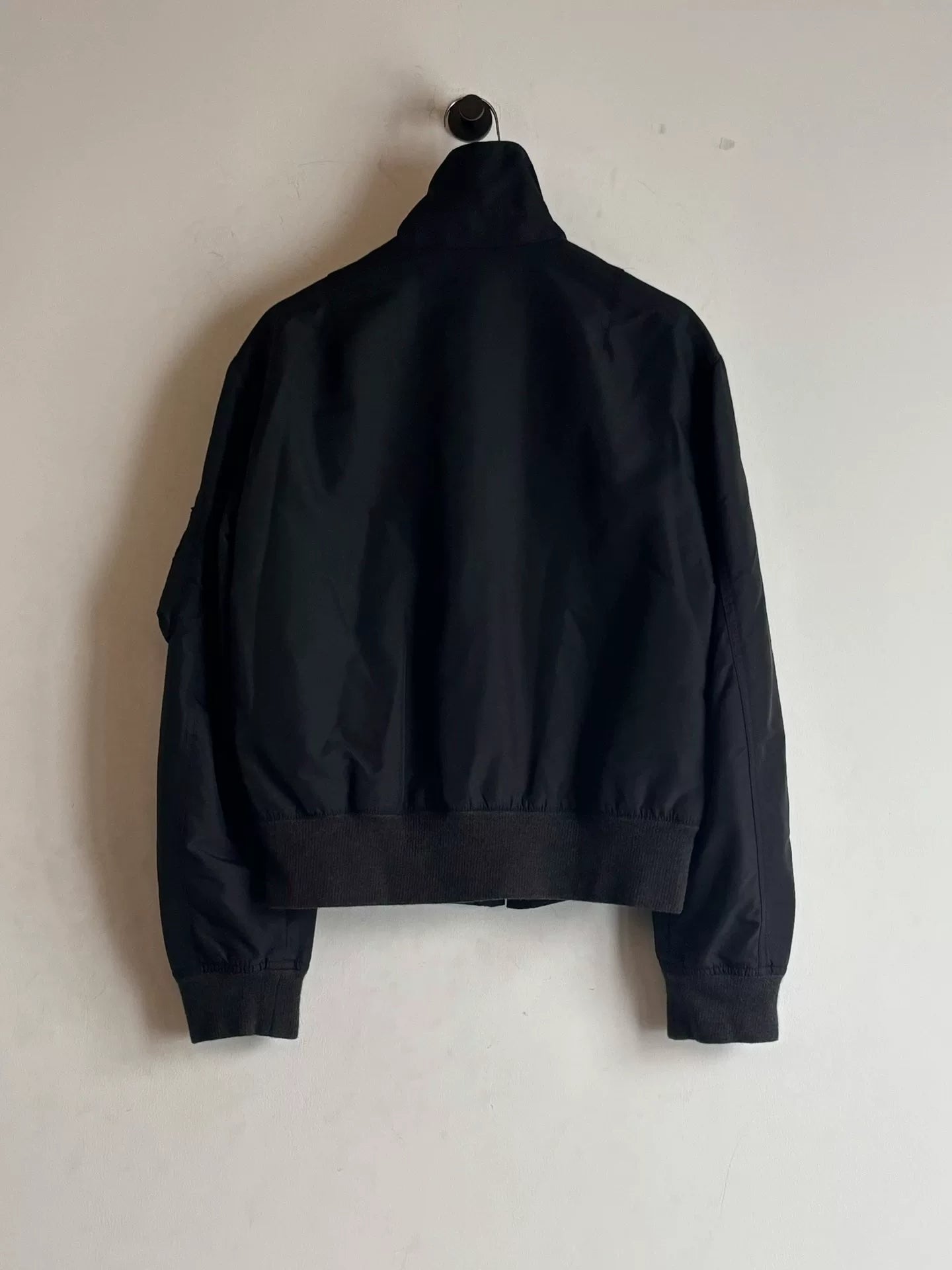 dries van noten 90s pilot jacket in black