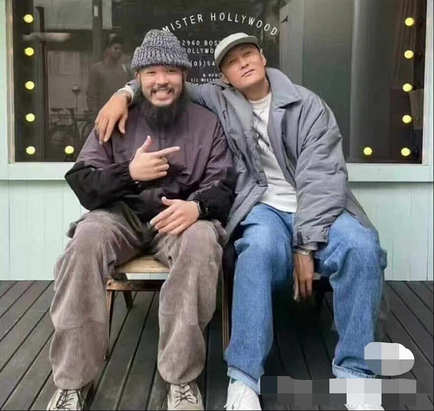 kaptain sunshine skate shoe cut denim pants