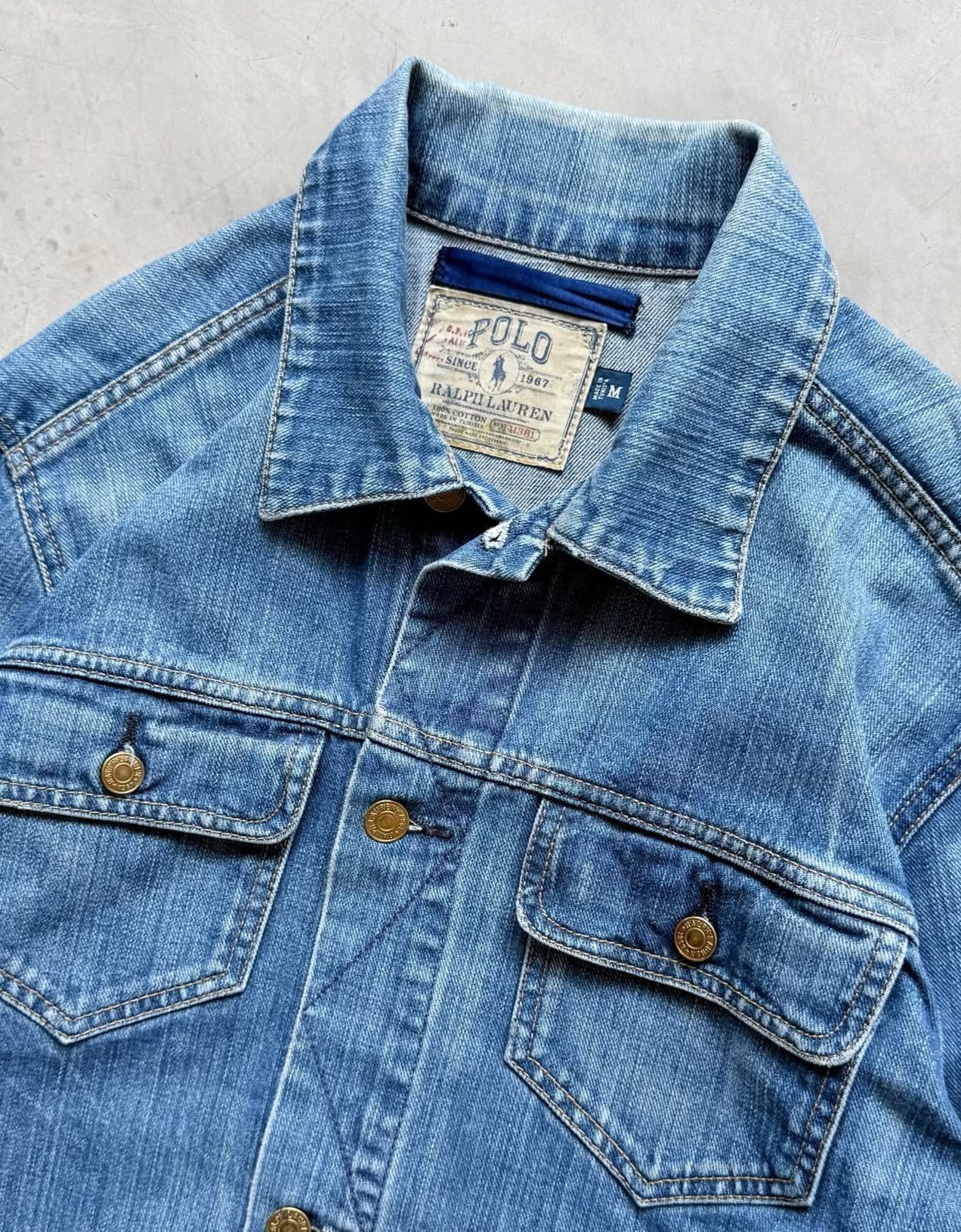 Vintage 2007 Polo Ralph Lauren Western Denim Jacket