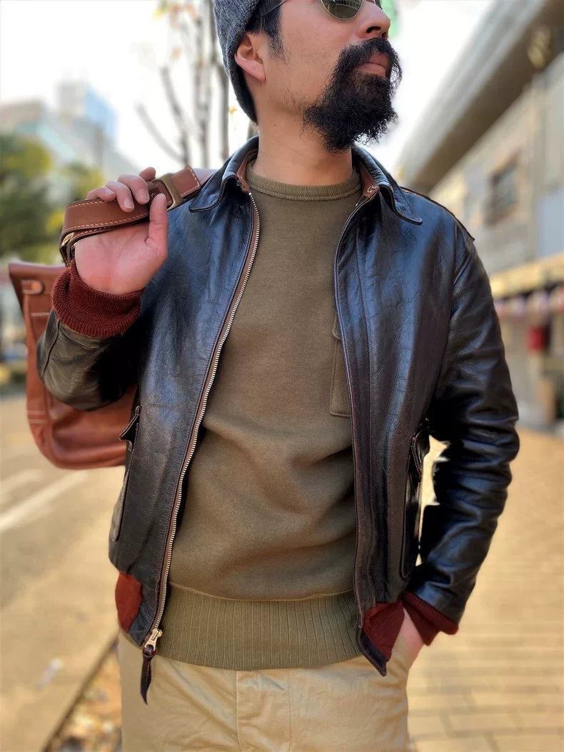 The Real Mccoy's Military Pocket Sweater