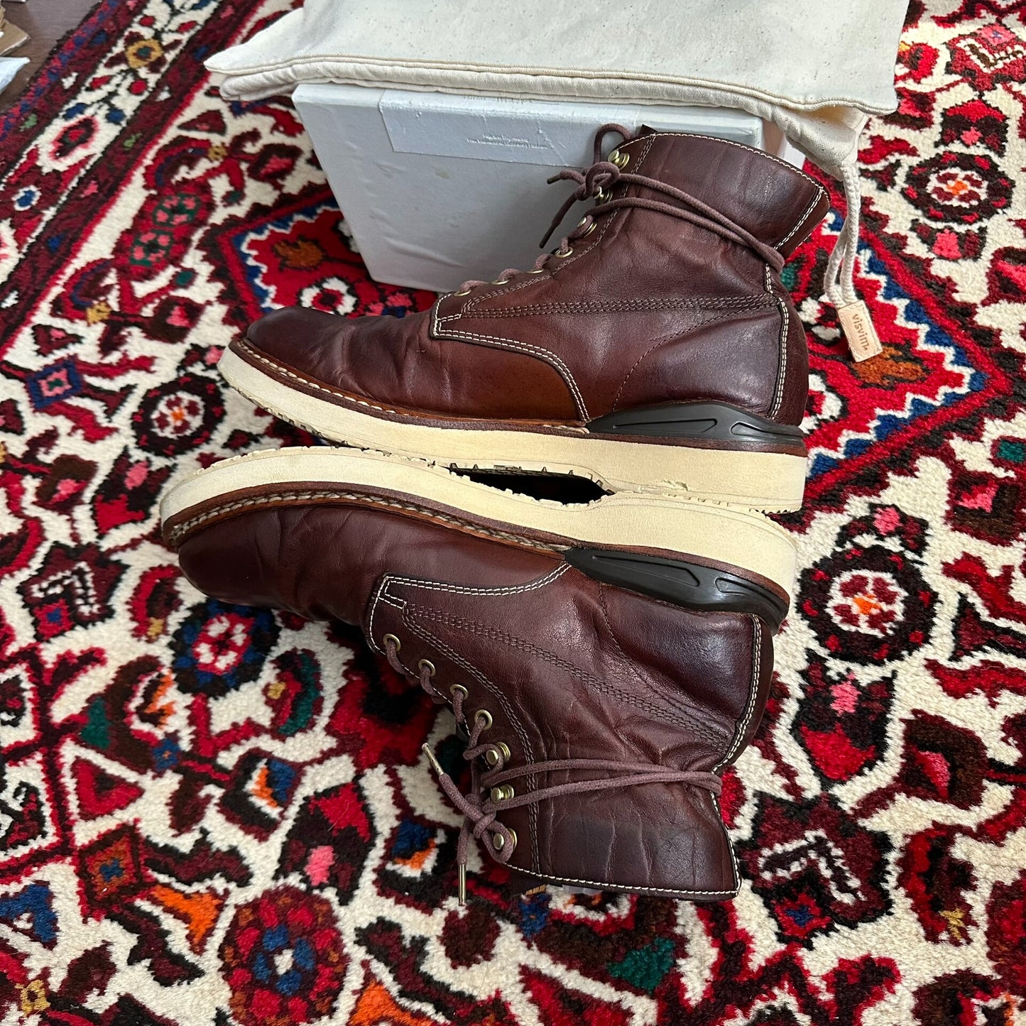 Visvim Virgil Double-Stitch Boots Size 9