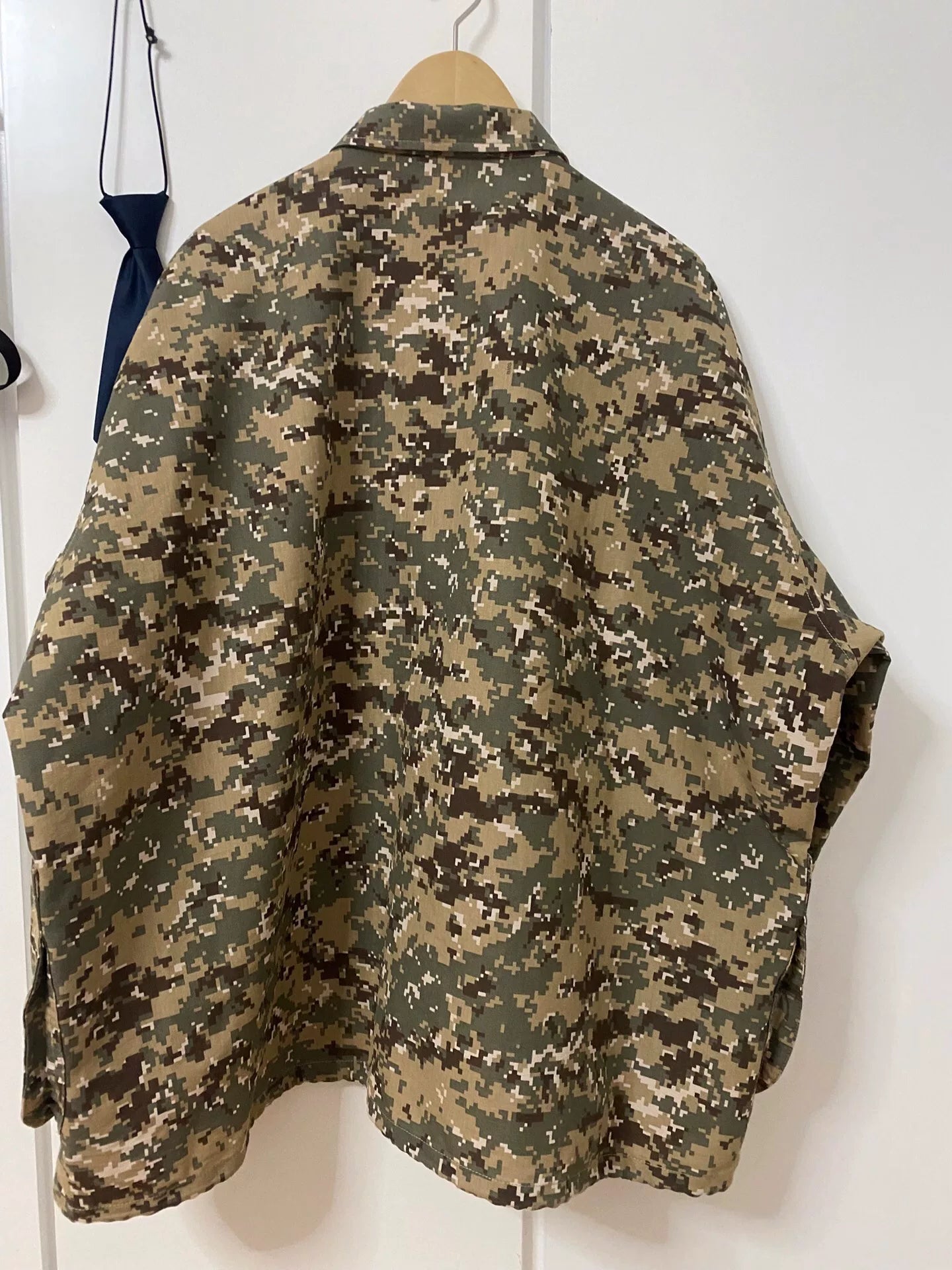 camo military style oversized jacket