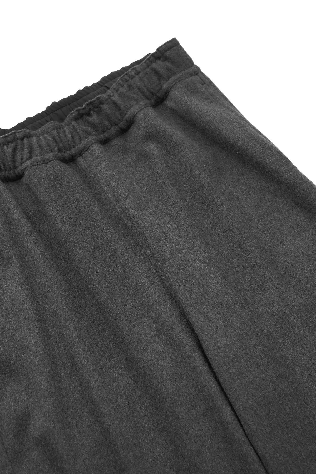 cashmere wide-leg elastic pants for men
