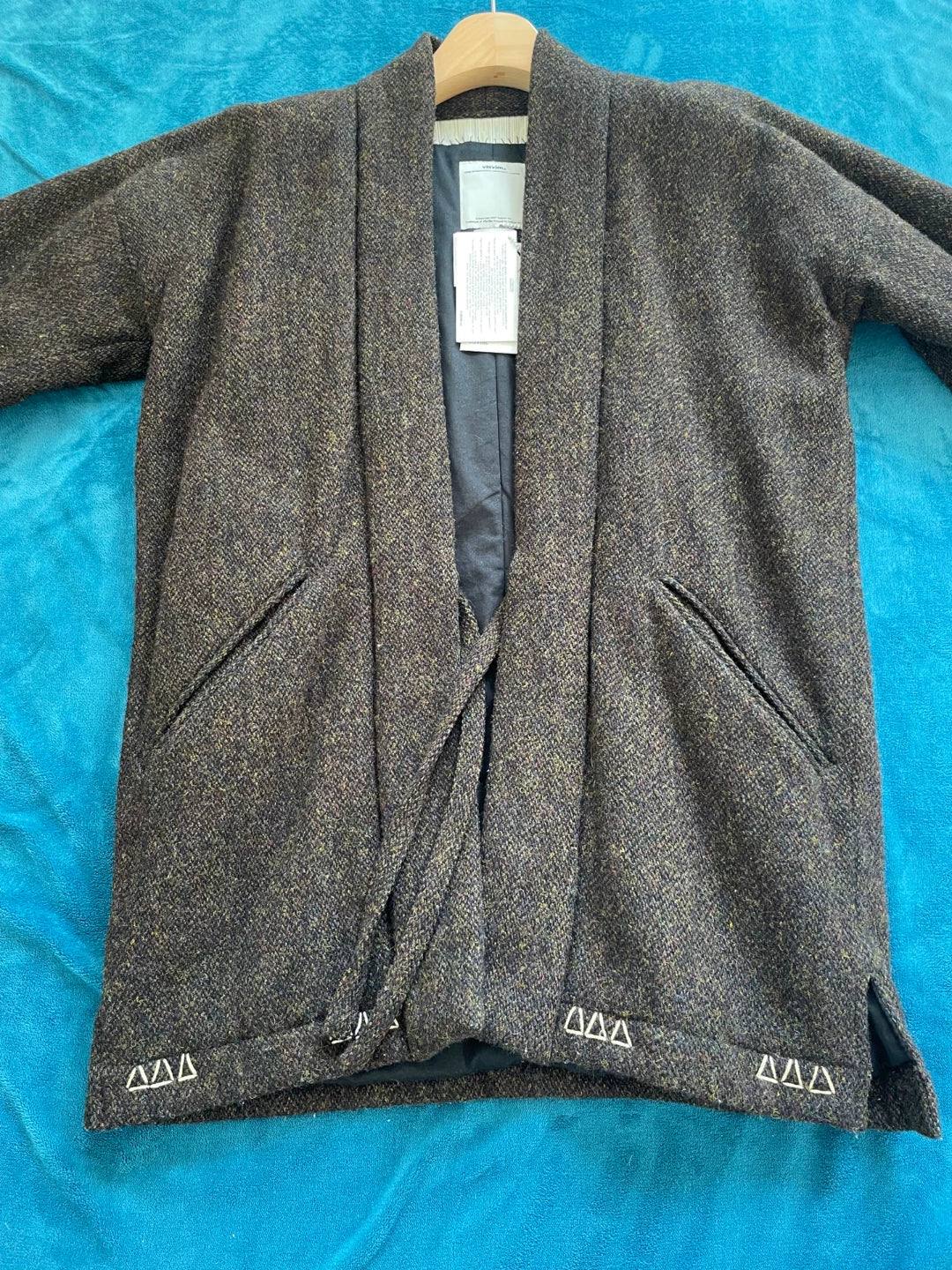 VISVIM Dotera Coat Harris Tweed