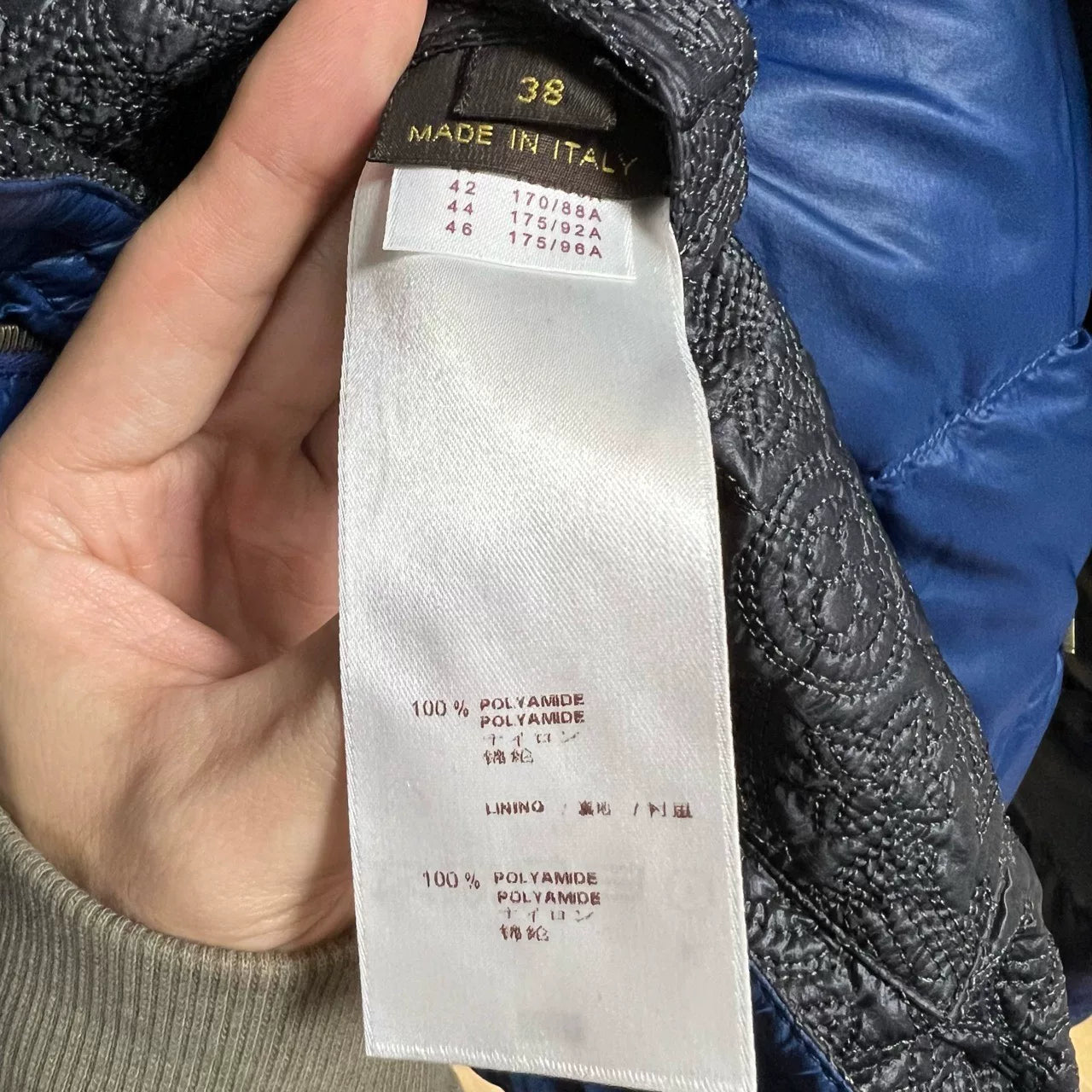 louis vuitton reversible hooded down jacket