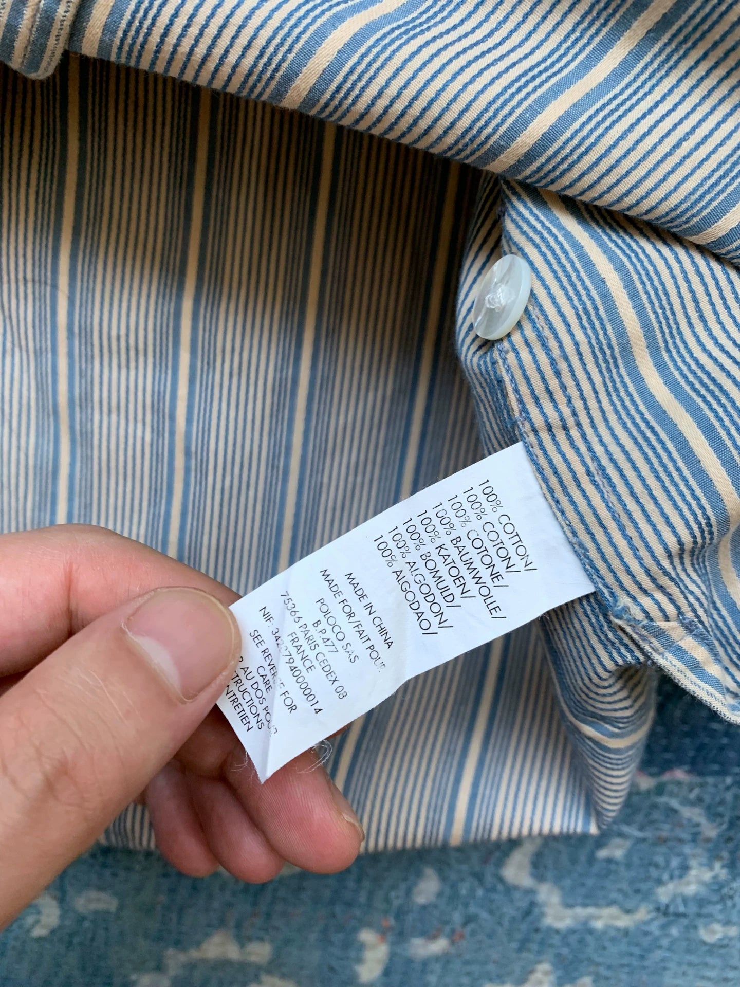 RRL Striped Cotton Shirt