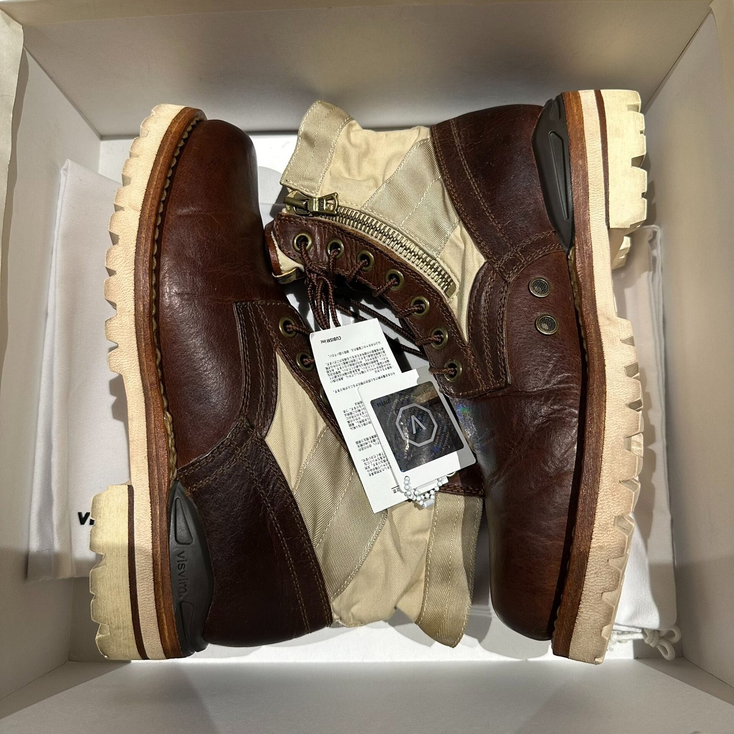 Visvim 7-Hole Folk Work Boots Size 8.5