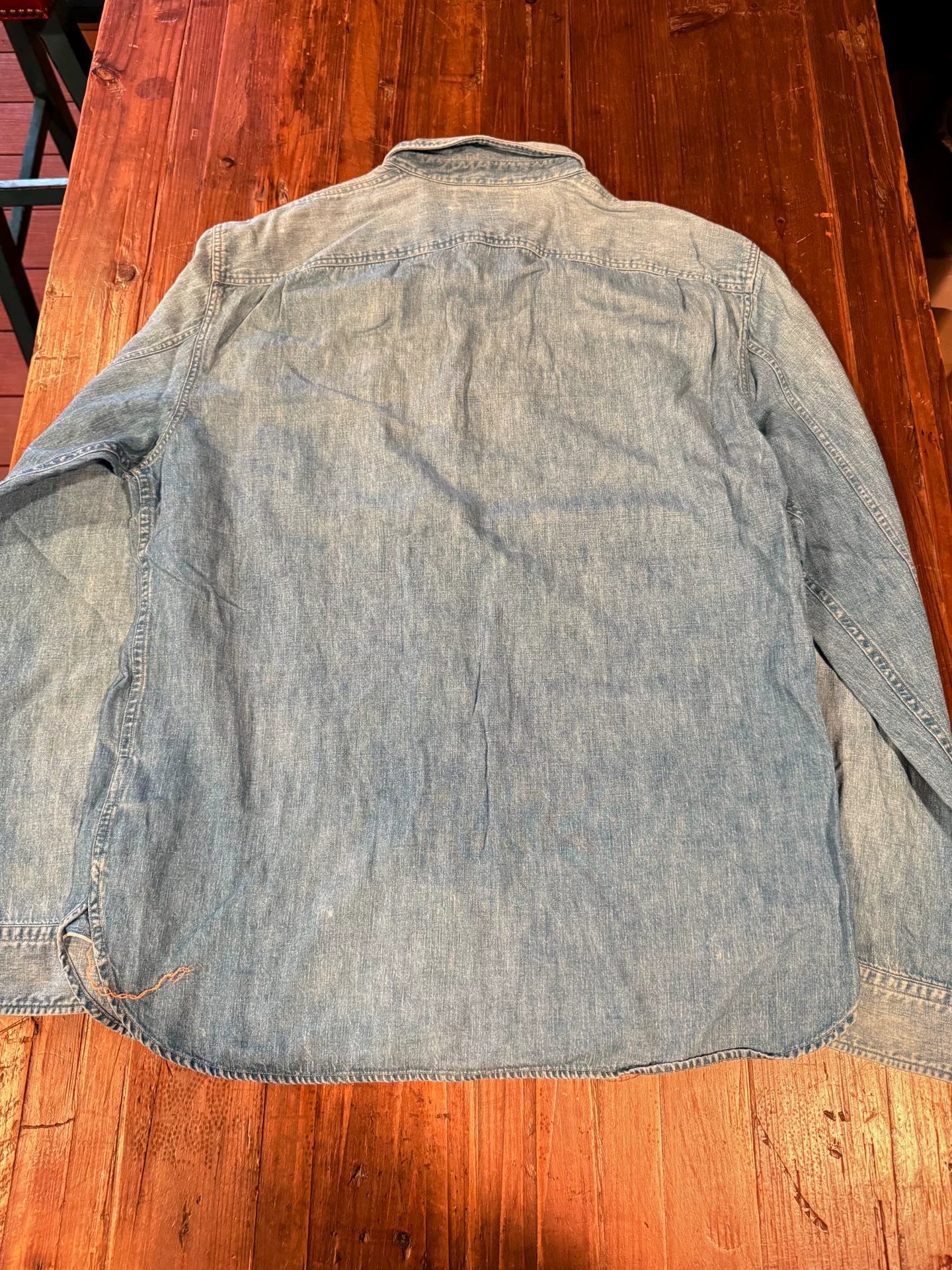 RRL Denim Shirt M Light Blue