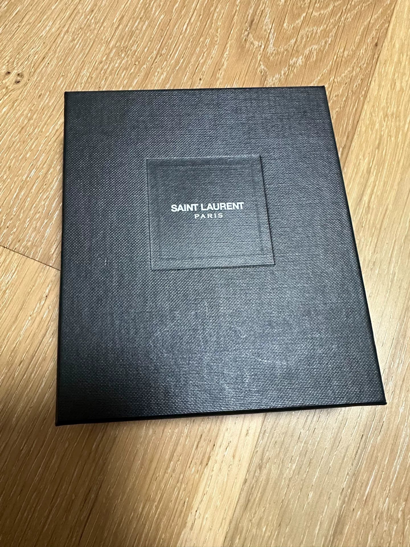 Saint Laurent Red Black Leopard Scarf