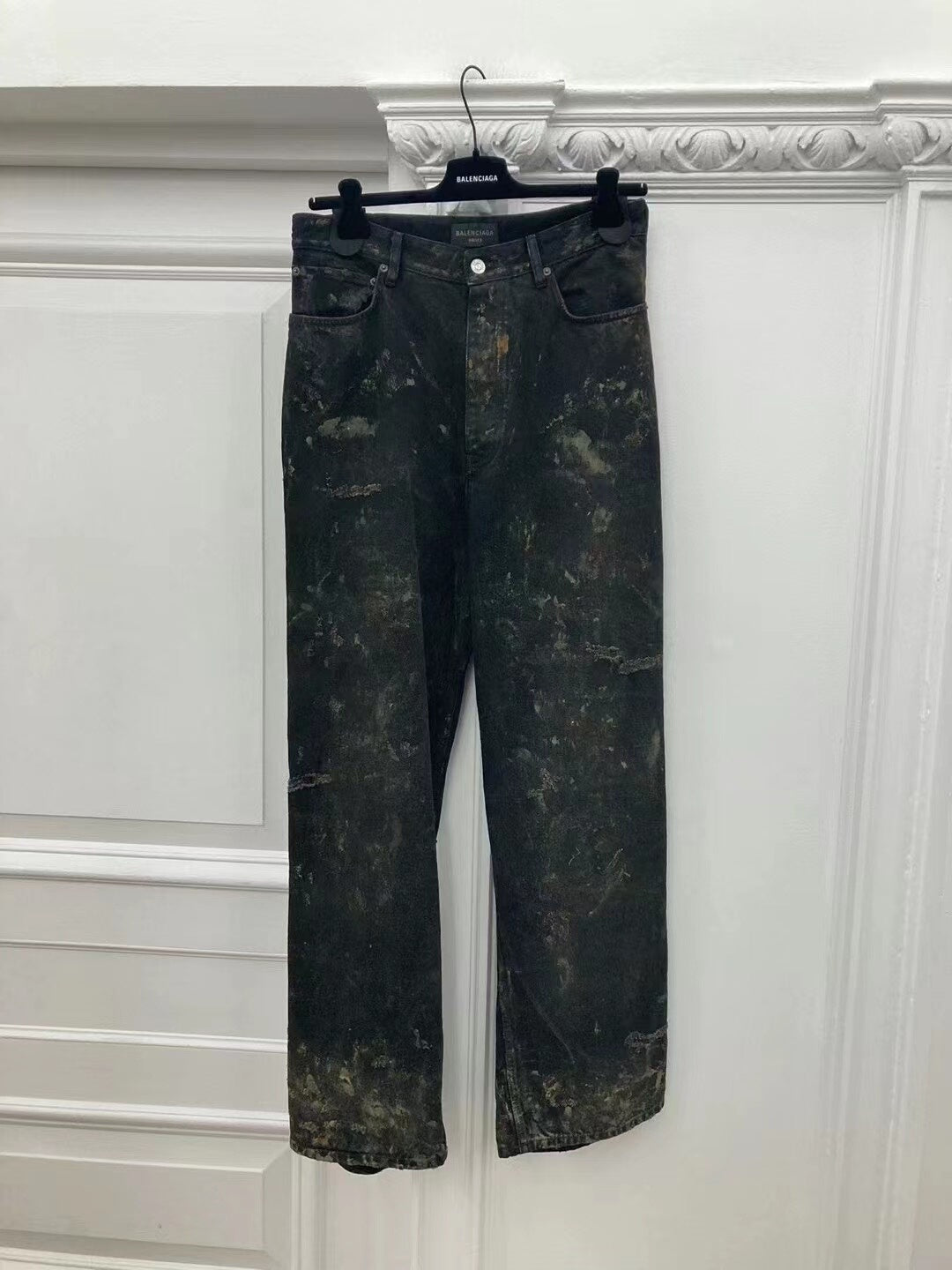 Balenciaga Distressed Denim Pants 23ss