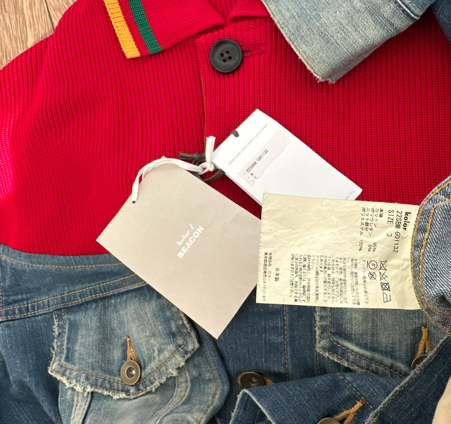 kolor beacon patchwork jacket 22ss