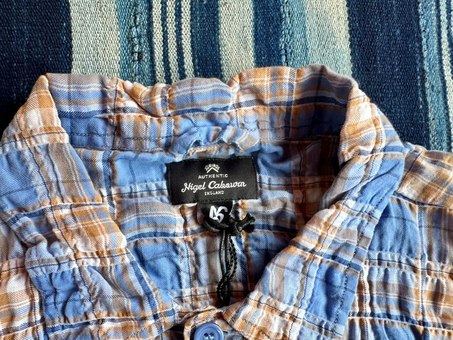 Nigel Cabourn Frankies Check Short-Sleeve Shirt