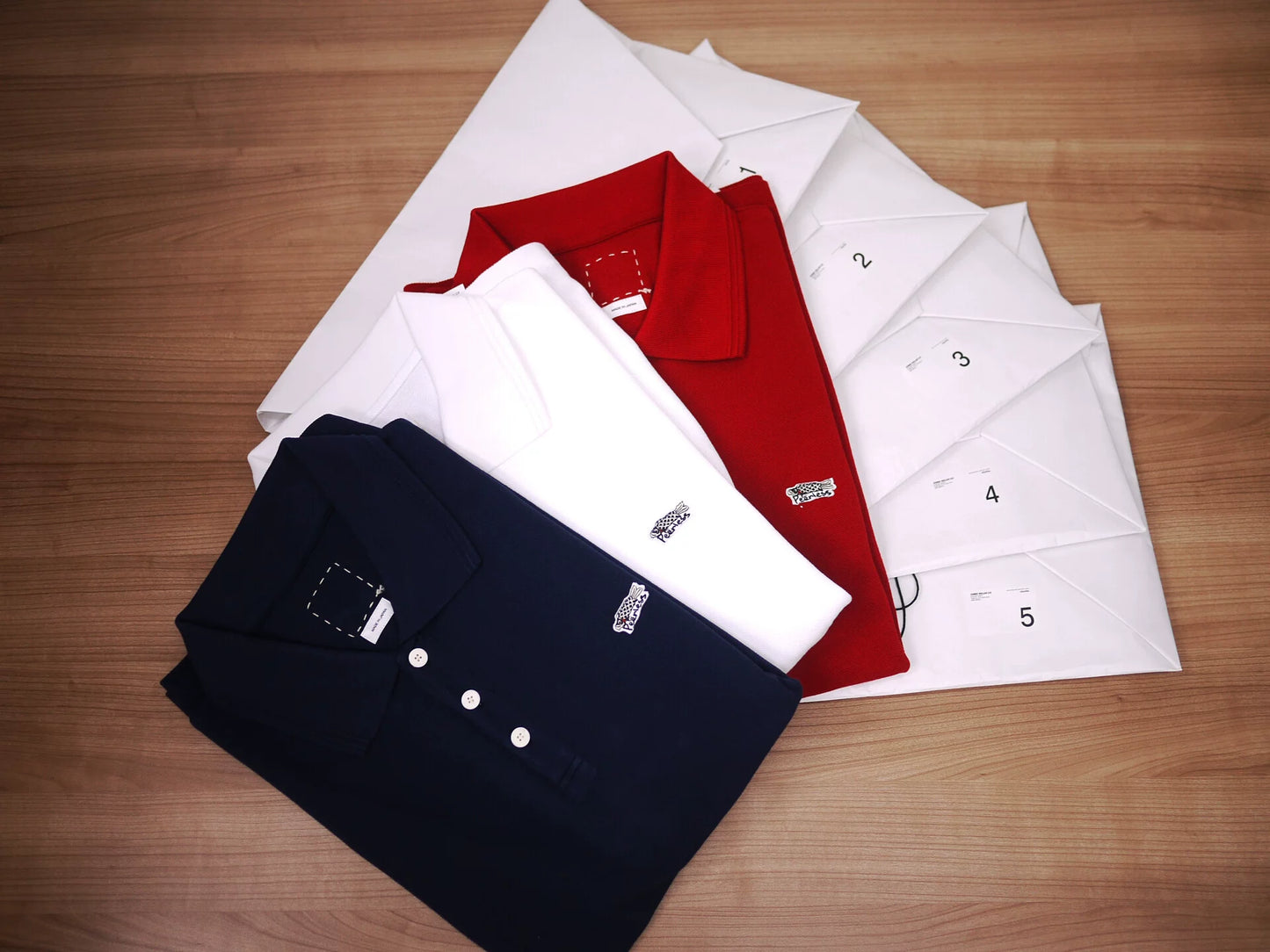 visvim 21ss jumbo weller navy polo shirt