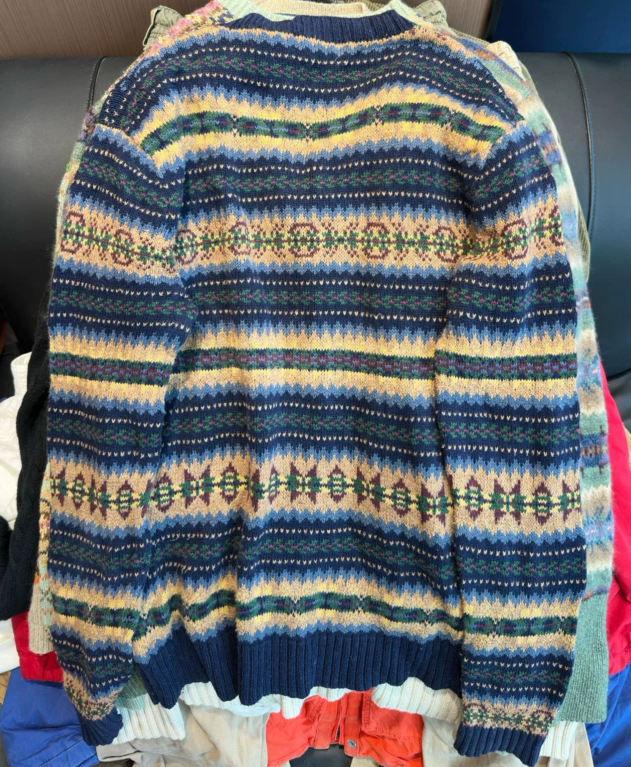 Ralph Lauren Vintage Fair Isle Wool Sweater