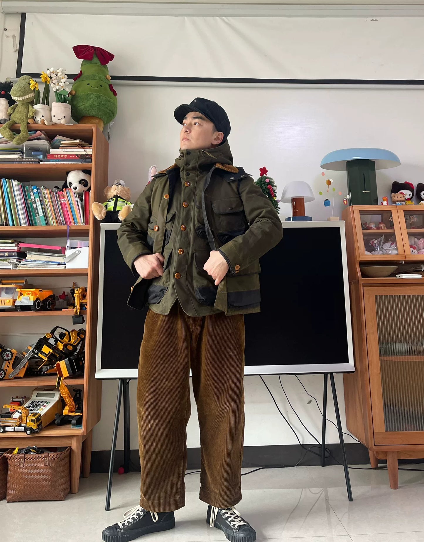 freewheelers redwood vest with waterproof coating