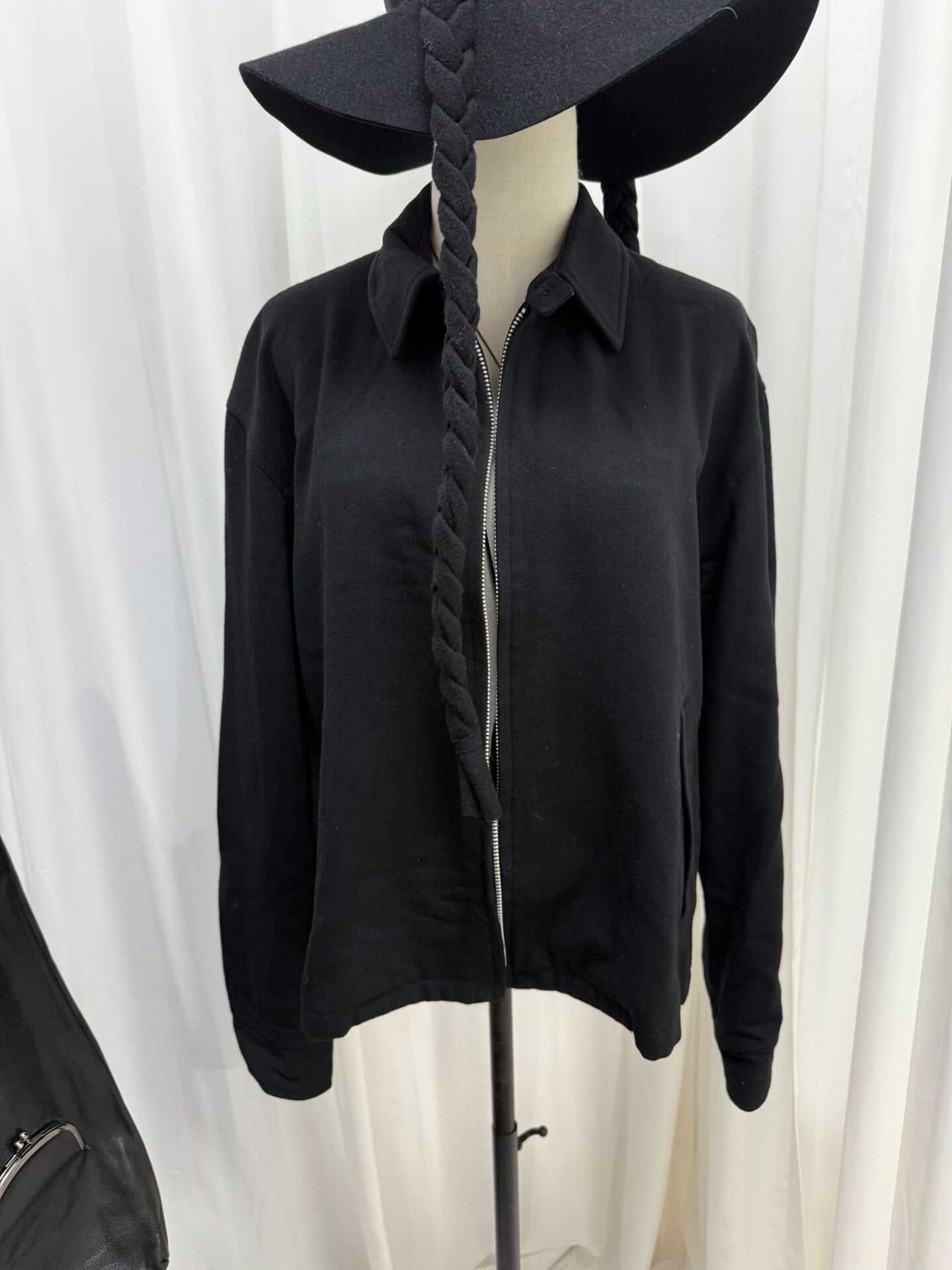 y's for men short wool jacket size 3