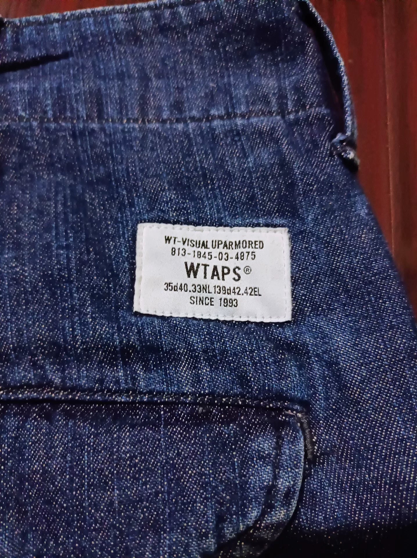 Wtaps 18ss Cargo Washed Denim Shorts