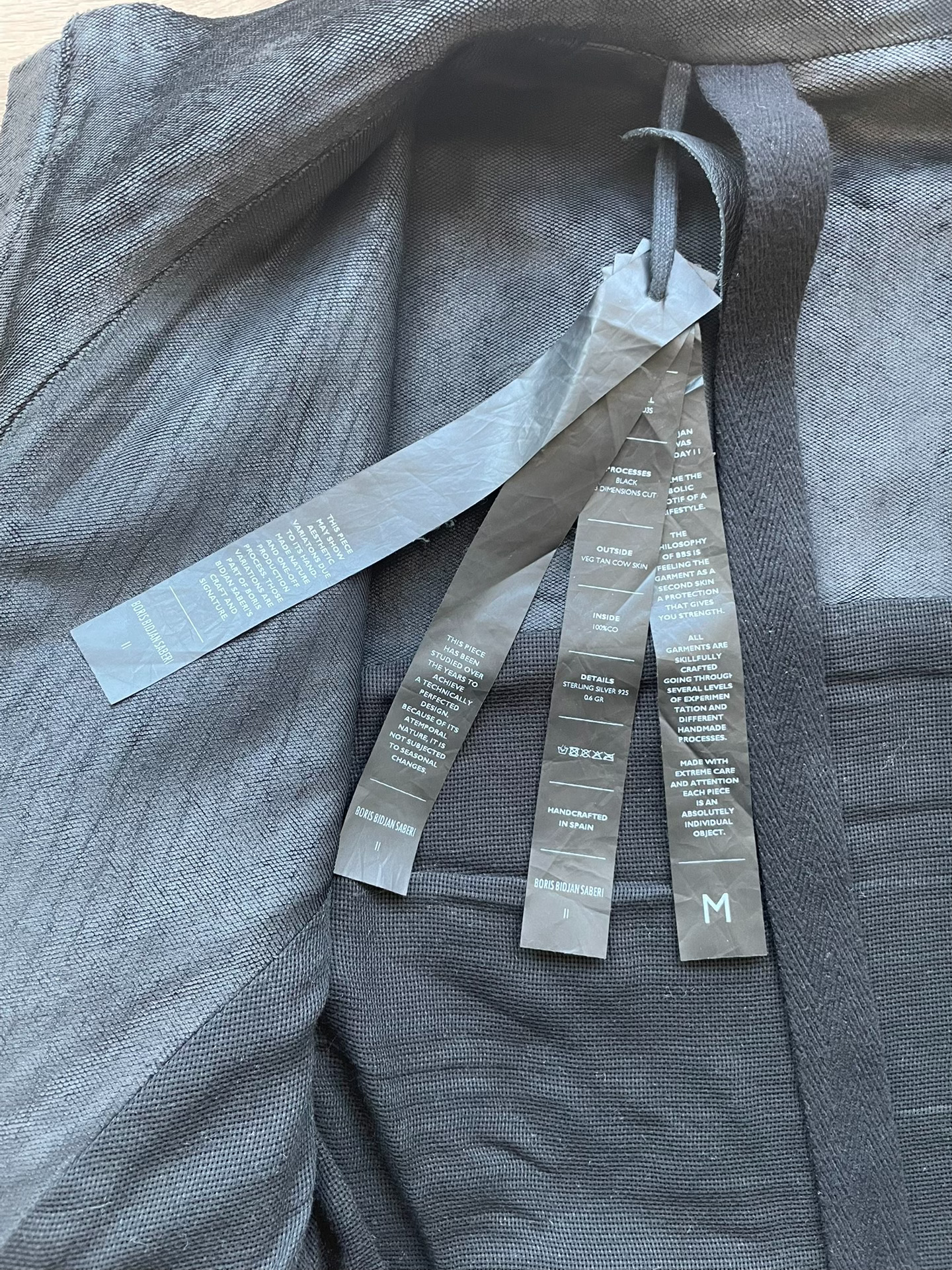 Boris Bidjan Saberi J1 Laser Leather Jacket