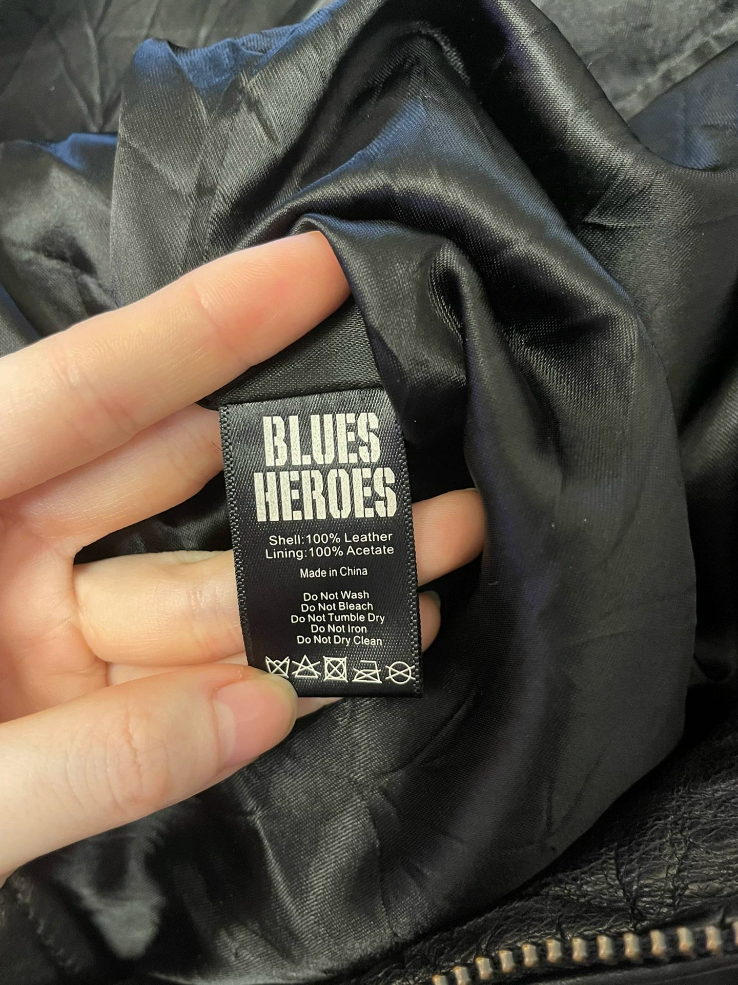black leather motorcycle jacket from bluesheroes