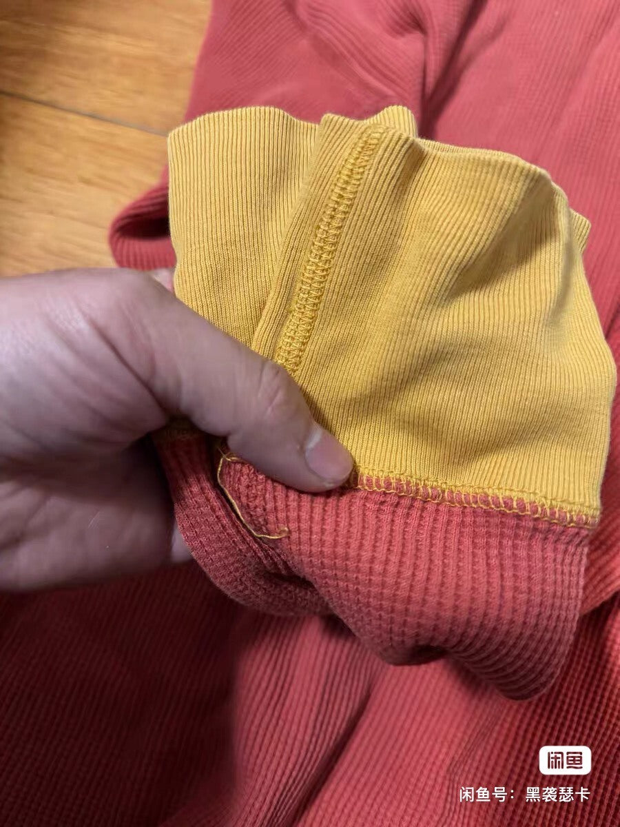 Rare Pink Bootleggers Waffle Top