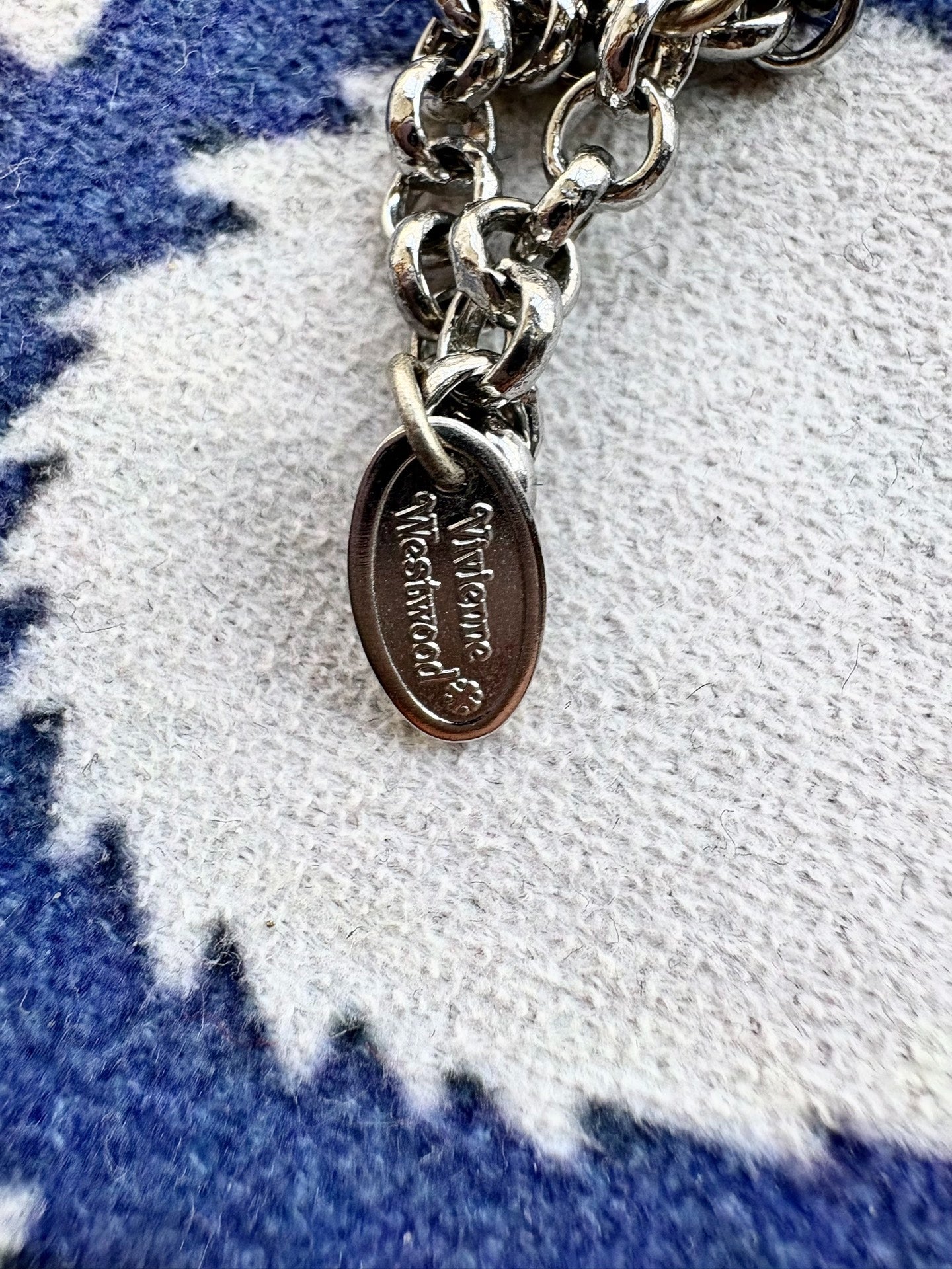 Vivienne Westwood Vintage Silver Orb Necklace
