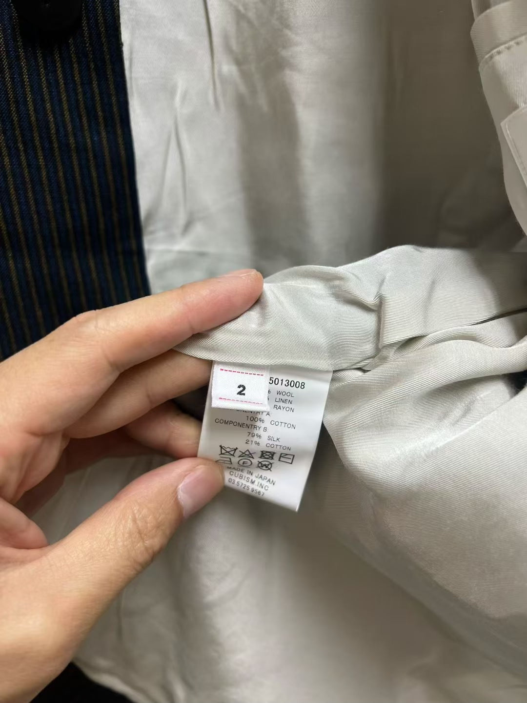 Visvim Hammons JKT Santome Navy Blazer