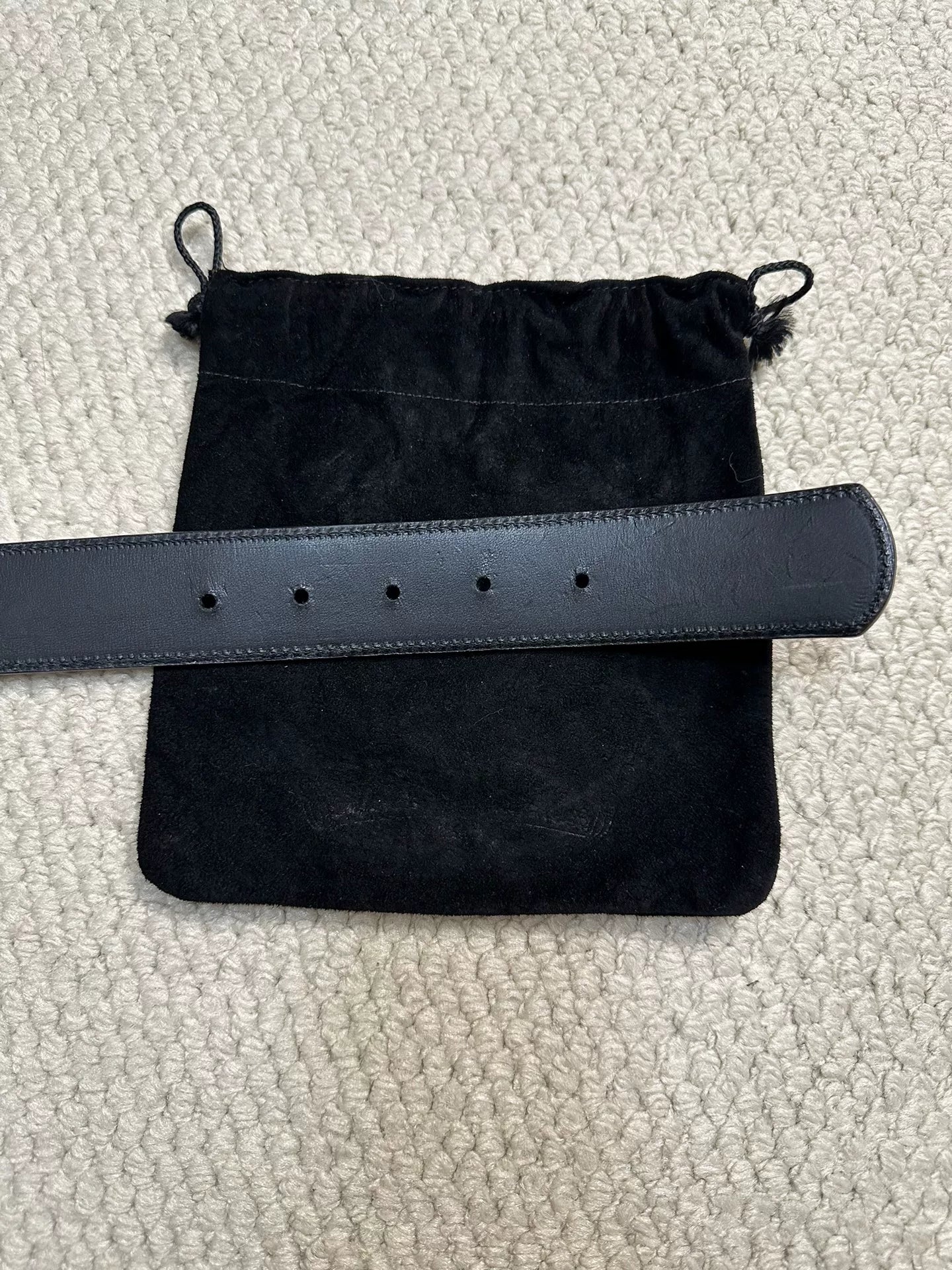 Chrome Hearts Brown Leather Belt