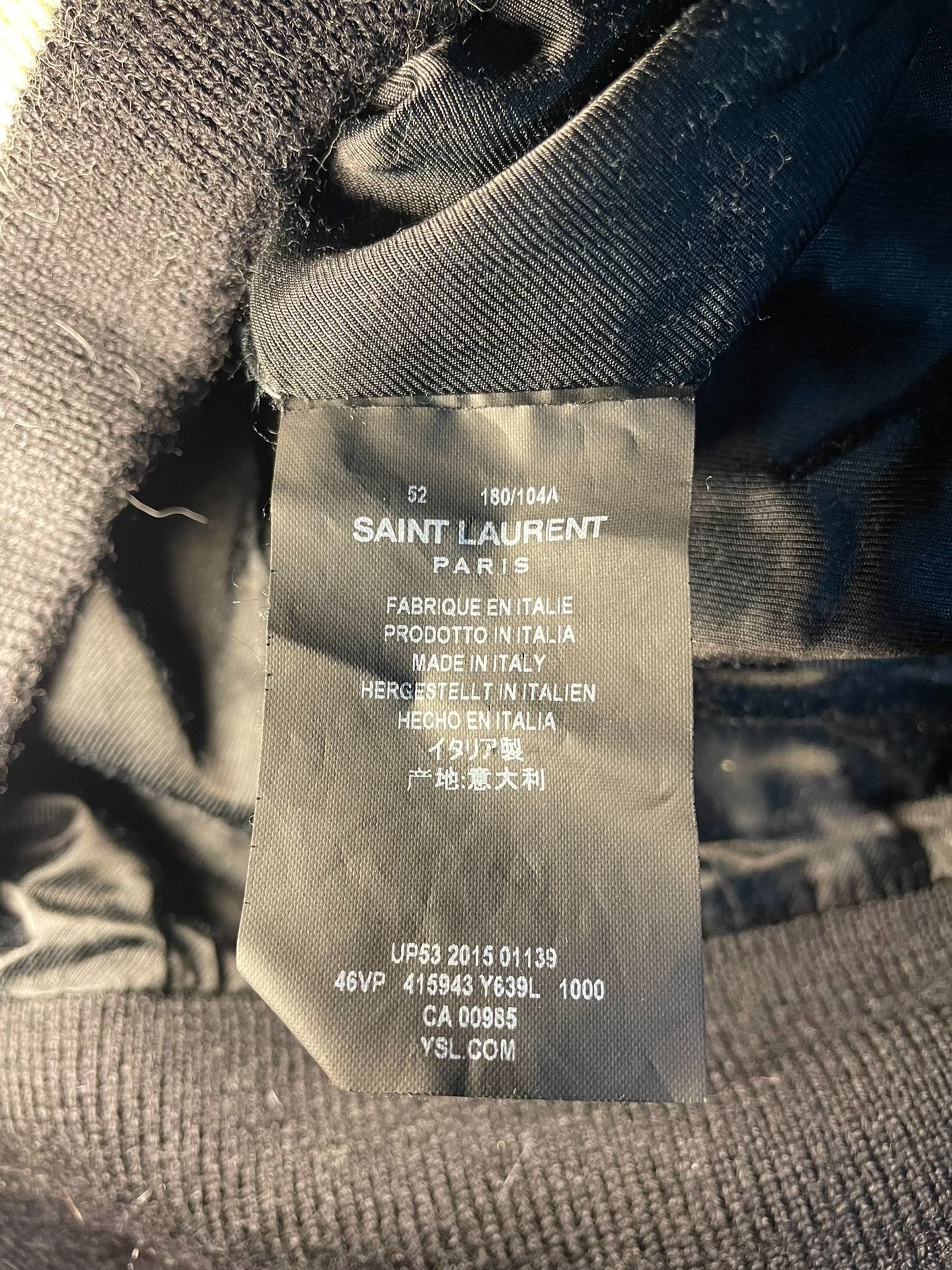 Saint Laurent Studded Leather Shoulder Jacket