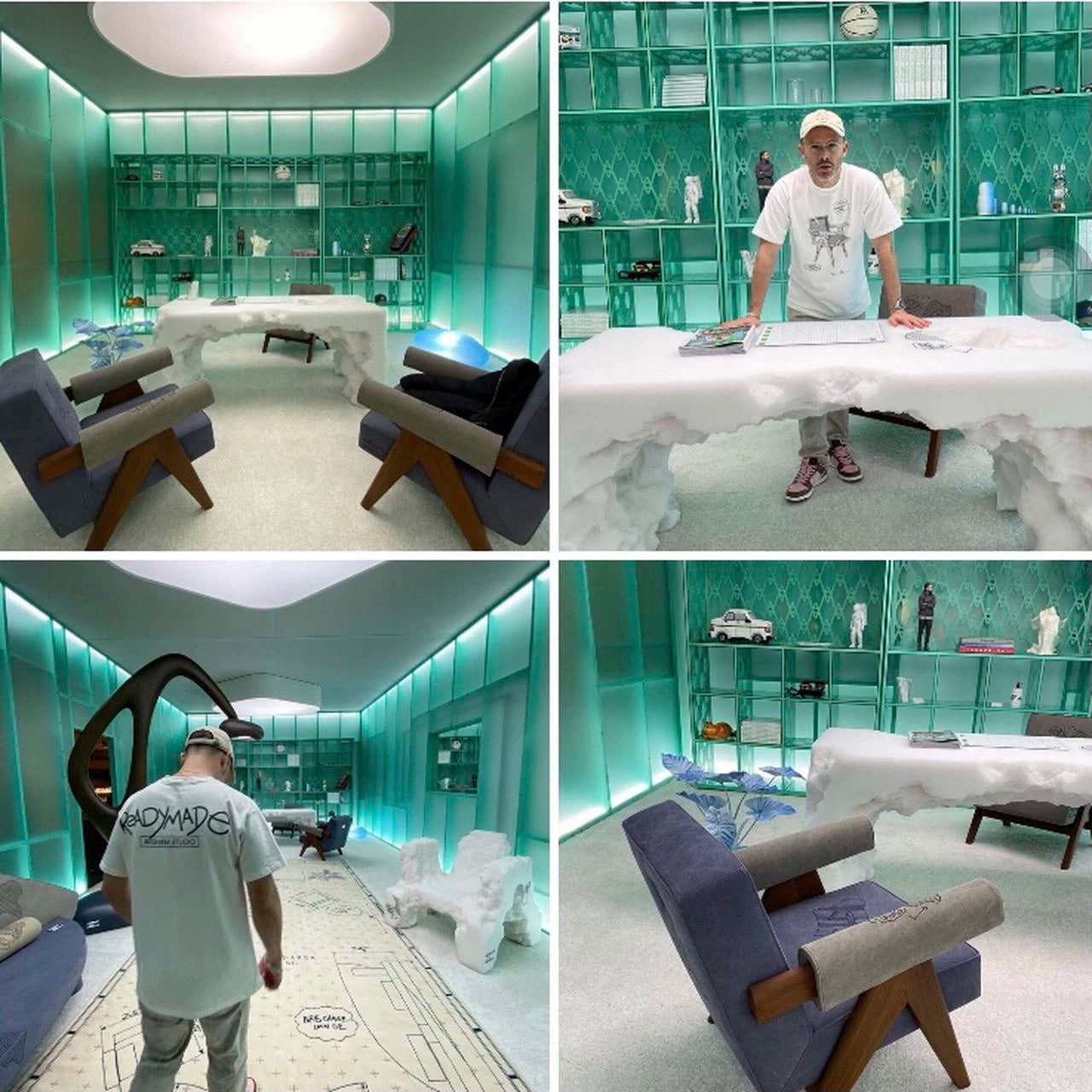 ready-made 3-pack tee x daniel arsham