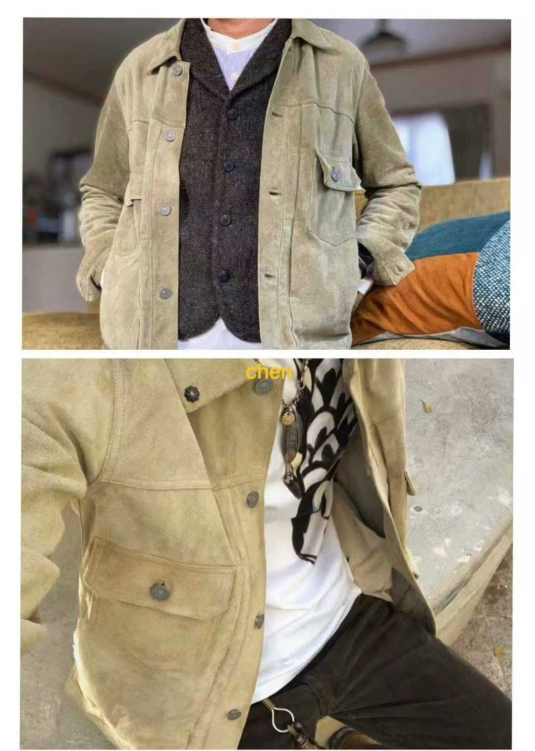 VISVIM 16SS 101 JKT Cow Suede