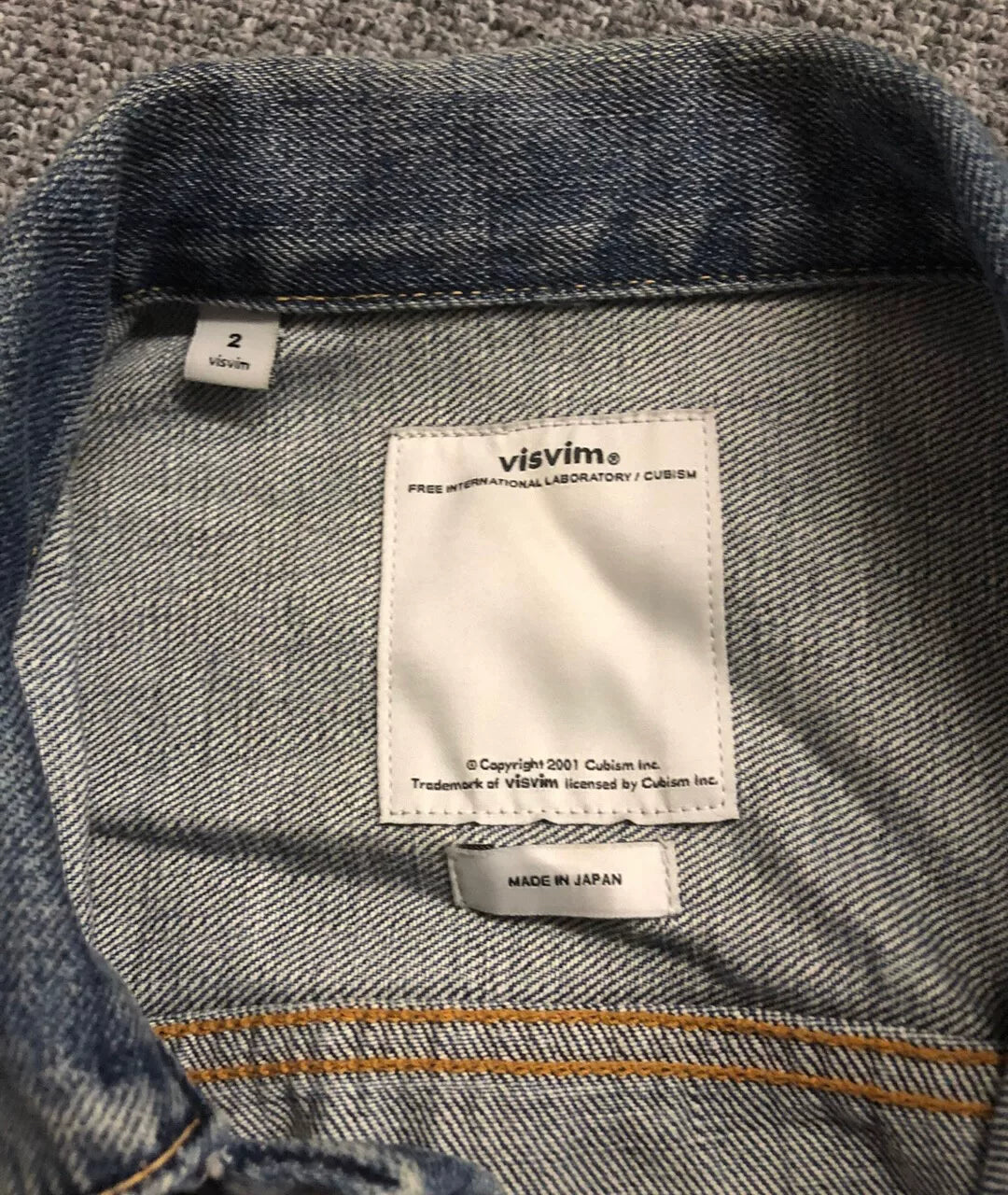 VISVIM 102 DMGD SS Denim Jacket