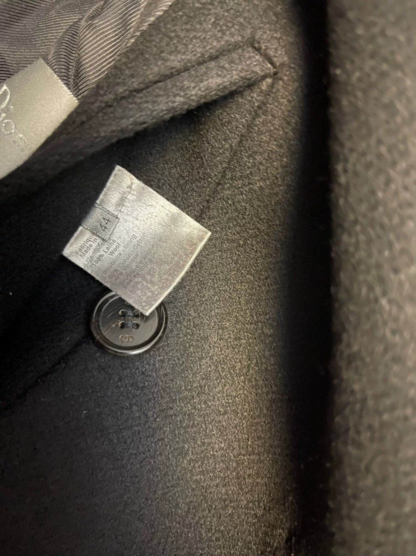 Dior Homme Wool Peacoat 06AW