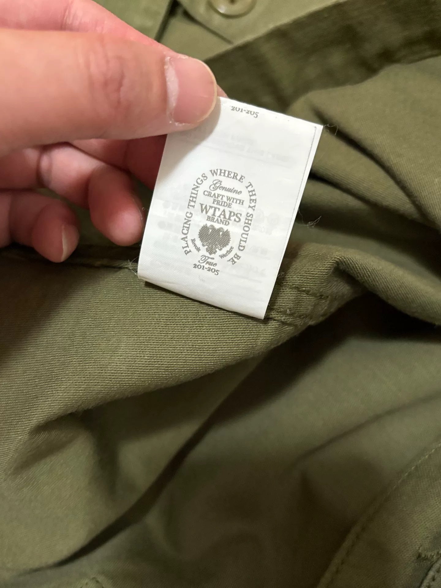 WTAPS BUDS 17SS Military Utility Shirt